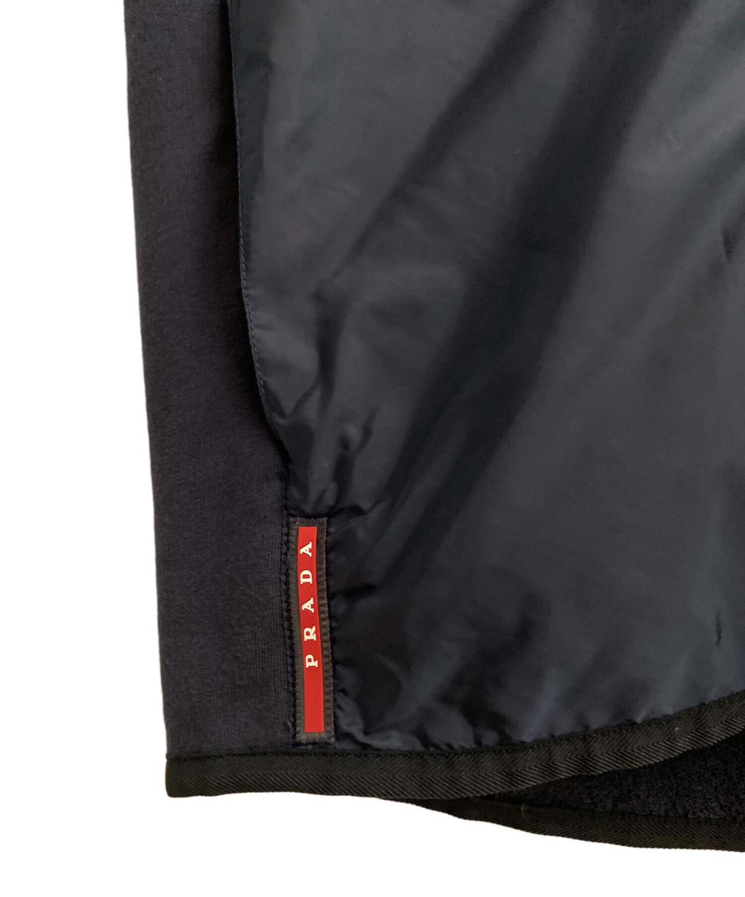 中古・古着通販】PRADA (プラダ) ナイロン切替ベスト ネイビー サイズ