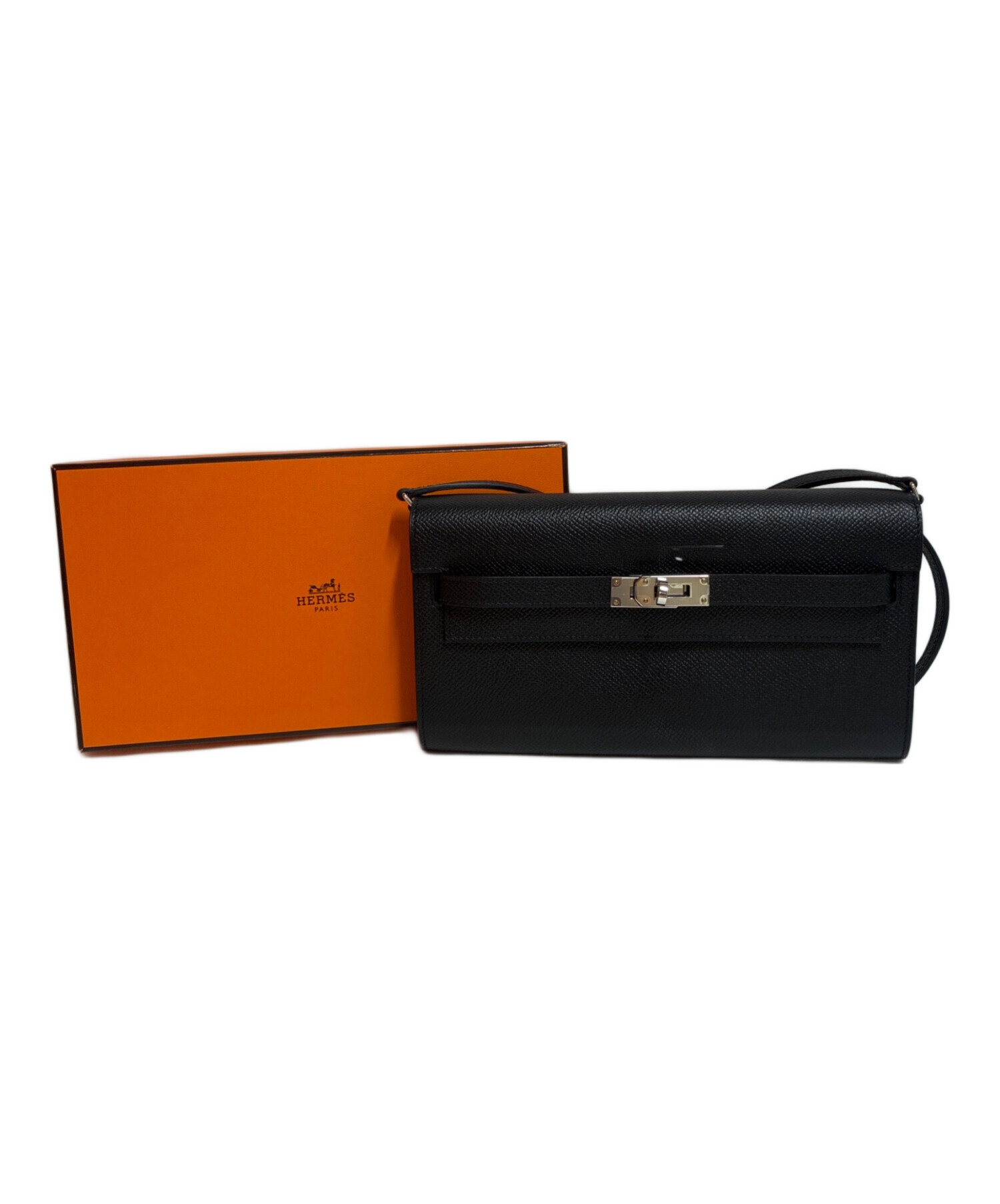 日本未発売カラー値下げ不可！HERMES エルメス ベアン バイカラー 黒 