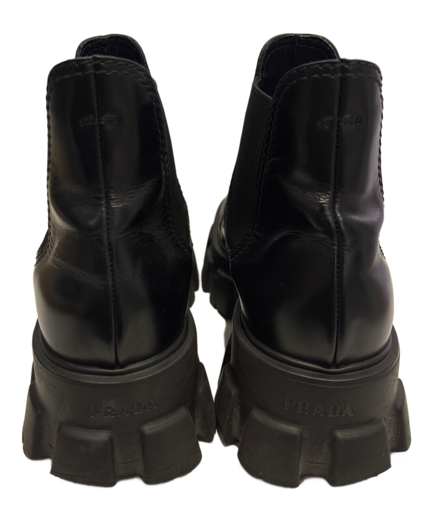 中古・古着通販】PRADA (プラダ) モノリス ブラッシュドレザー