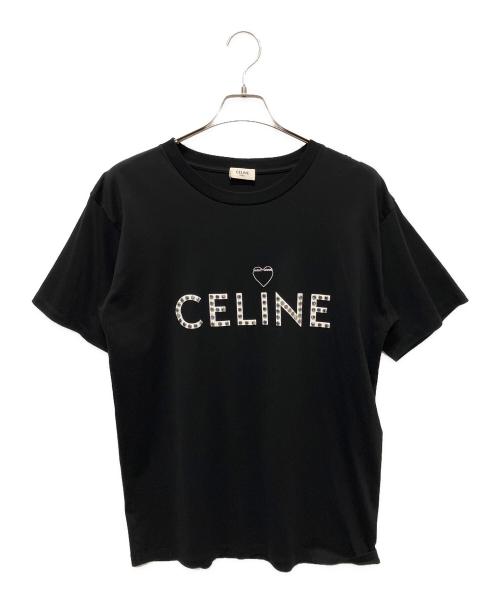 貧*人様 CELINE スタッズ付き　Tシャツ　ホワイト　メンズ 貧*人様 CELINE スタッズ付き Tシャツ ホワイト メンズ