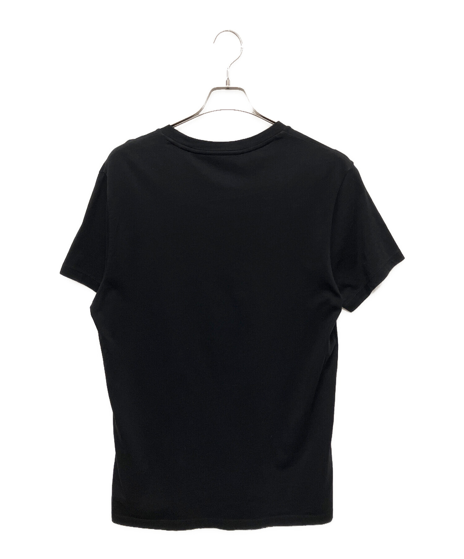 中古・古着通販】BURBERRY (バーバリー) ロゴ刺繍Tシャツ ブラック 