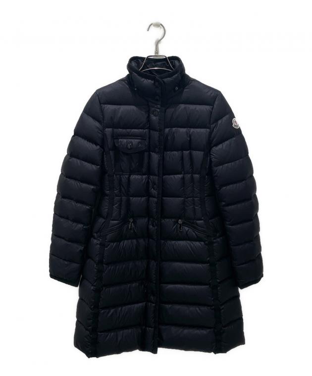 未使用級! MONCLER HERMIFUR ダウンコート サイズ1 ブラック 中古・古着通販】MONCLER (モンクレール) HERMIFUR/ダウンコート