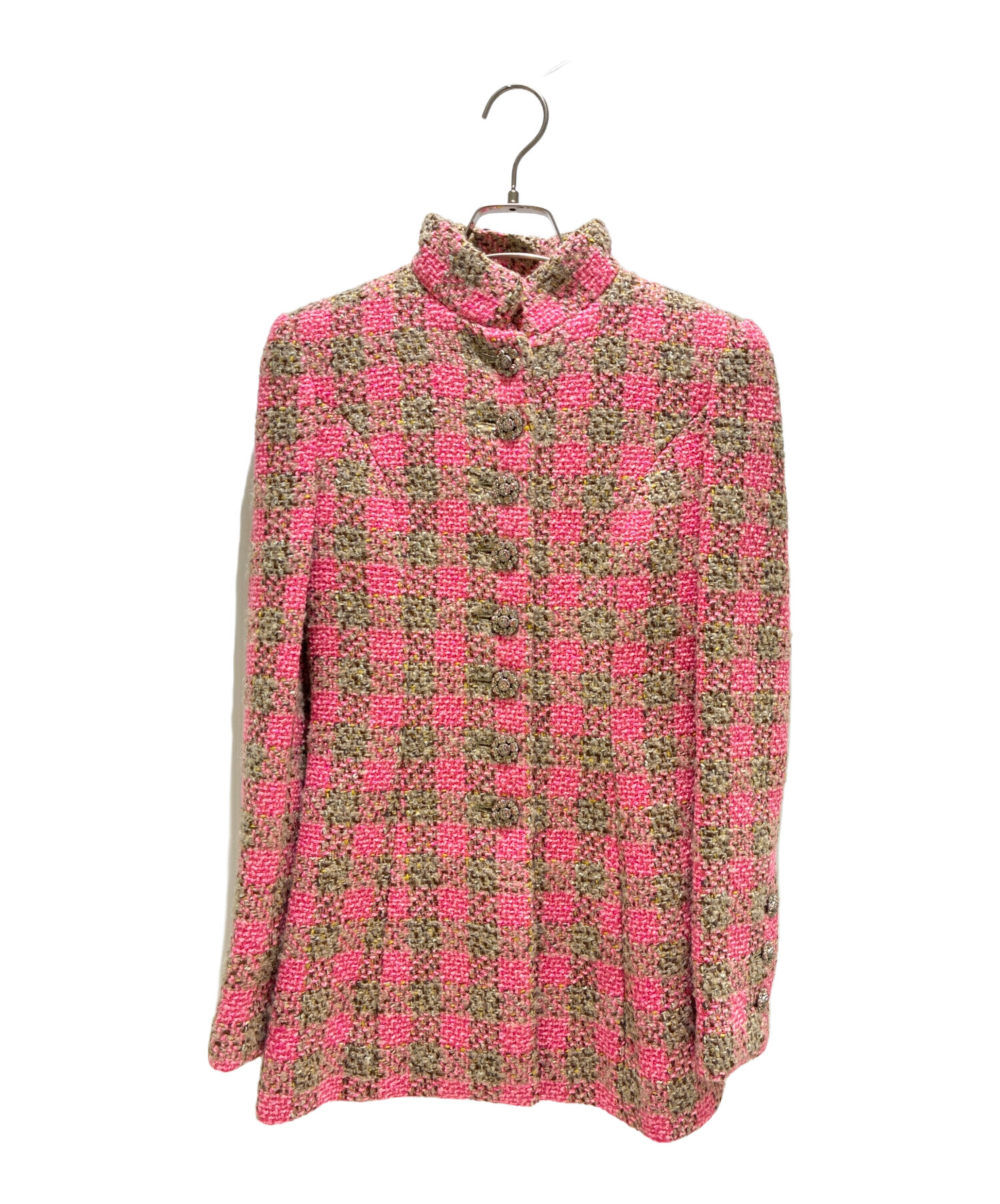 ピンク シャネル ジャケット 82万 シャネル ジャケット CHANEL ピンク