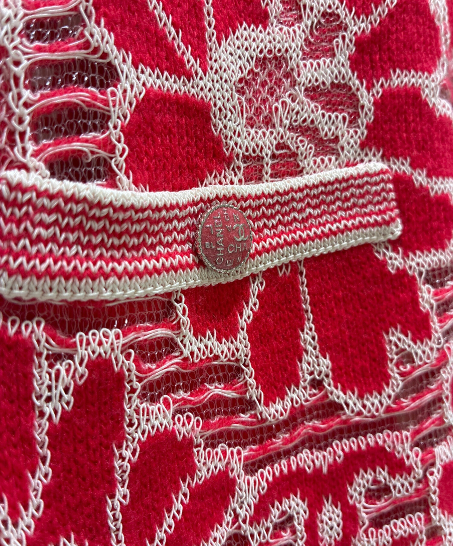 中古・古着通販】CHANEL (シャネル) P63 FLOWER KNIT DRESS ココ