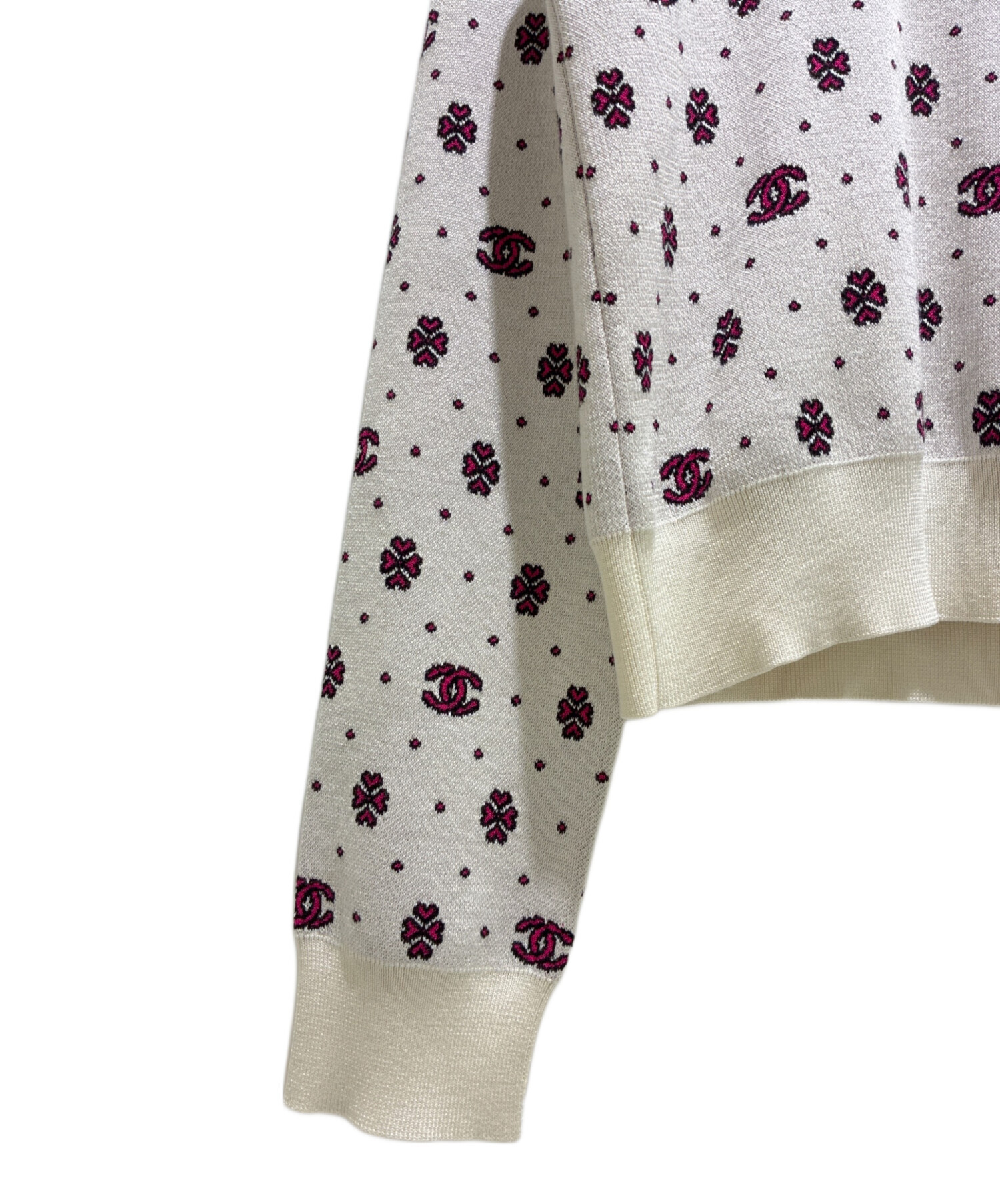 中古・古着通販】CHANEL (シャネル) ハーフジップノルディックニット