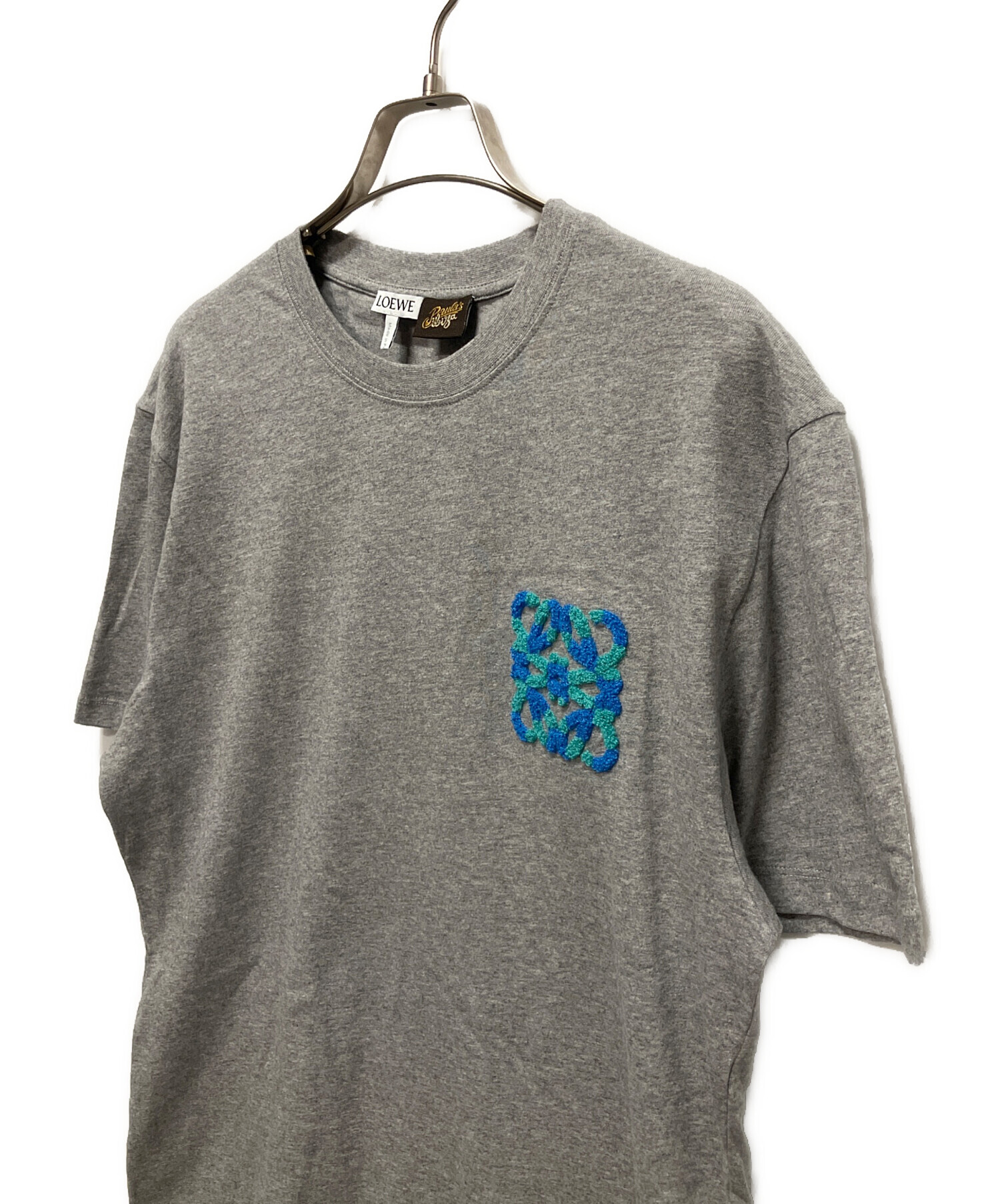 中古・古着通販】LOEWE (ロエベ) アナグラム刺繍Tシャツ/リラックス