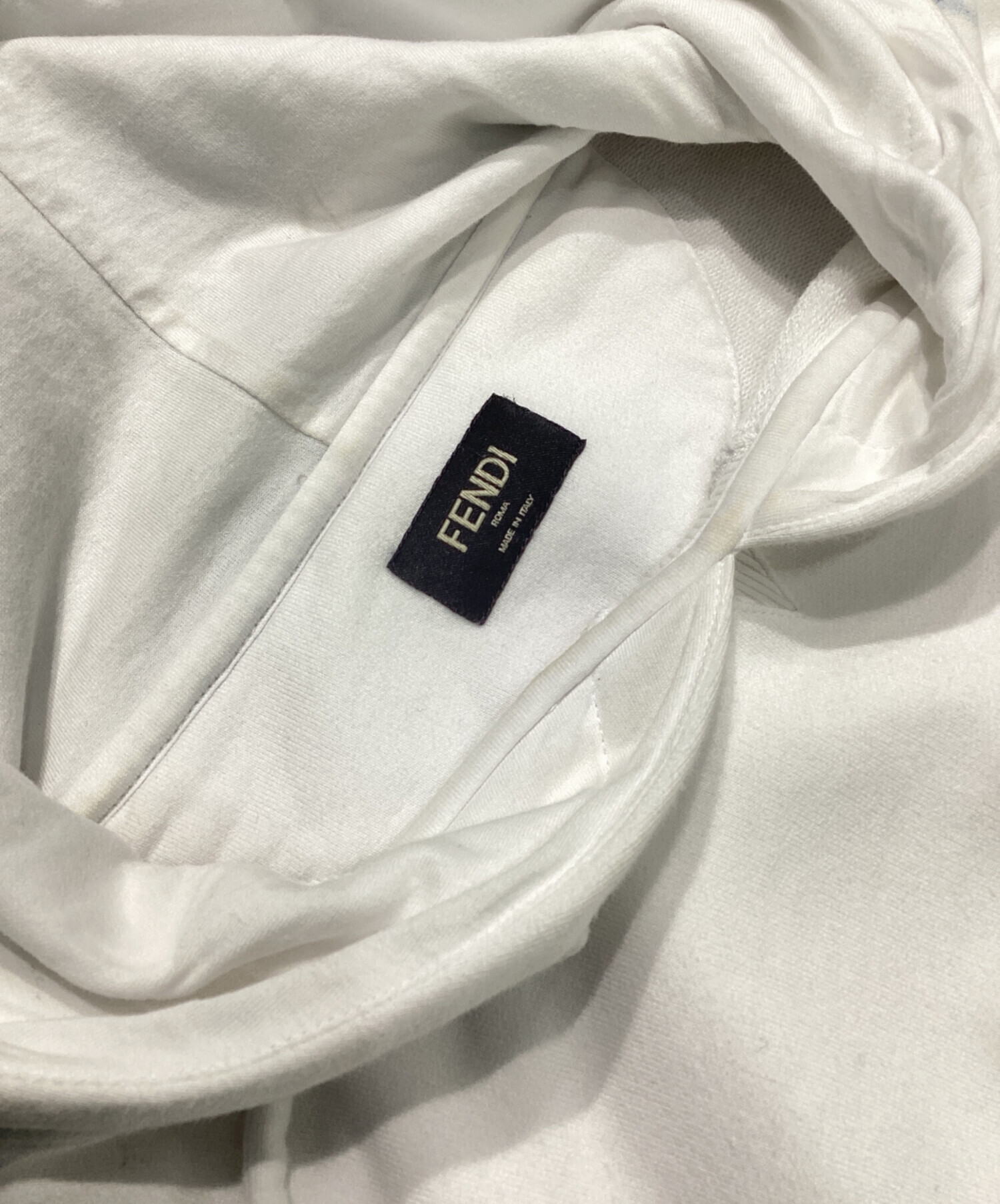 中古・古着通販】FENDI (フェンディ) Logo Hoodie/ロゴスリーブ 