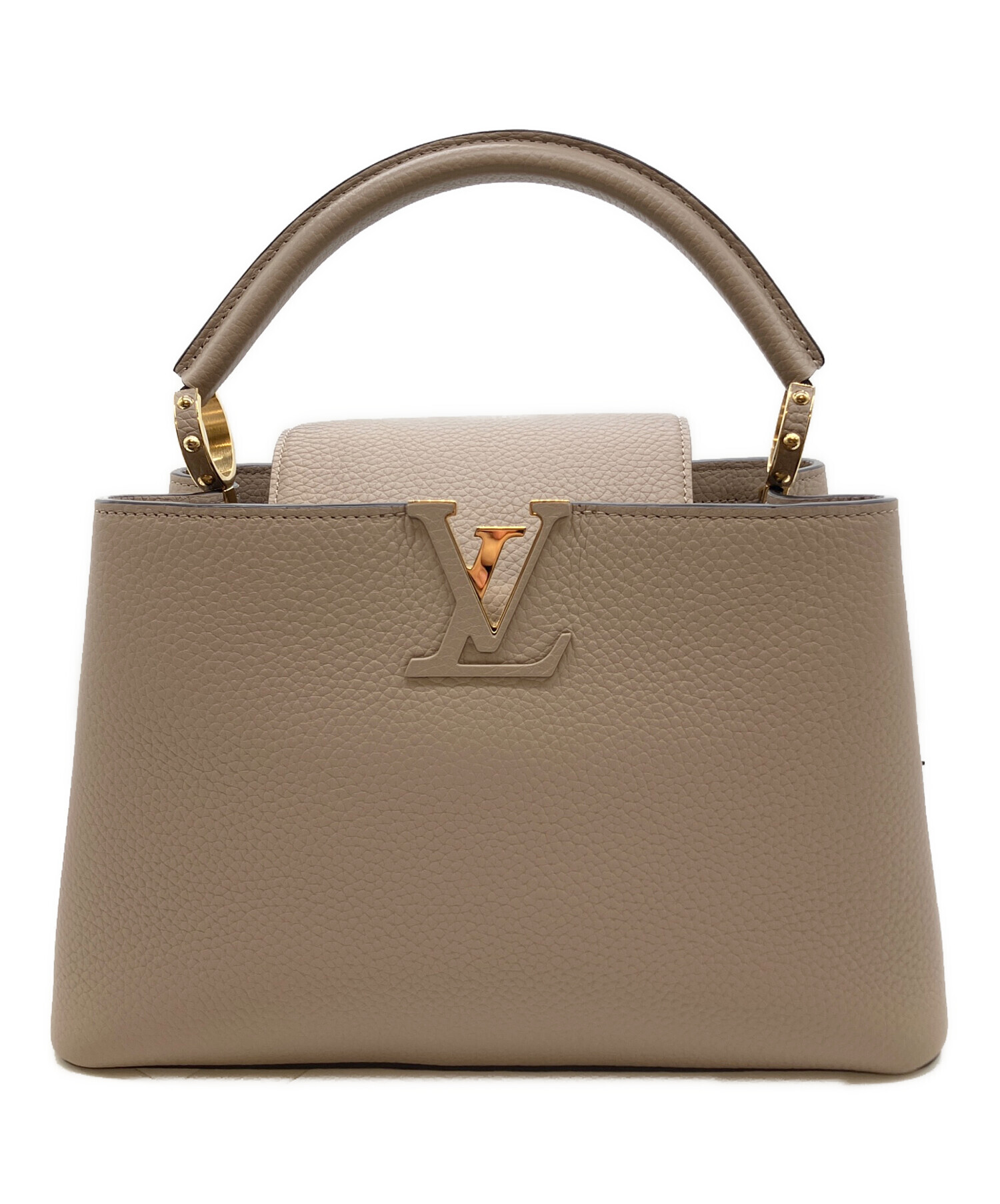 ルイヴィトン カプシーヌMM ガレ ハンドバッグ 2way ベージュ ショルダー 中古・古着通販】LOUIS VUITTON (ルイ ヴィトン) カプシーヌ MM /2WAY