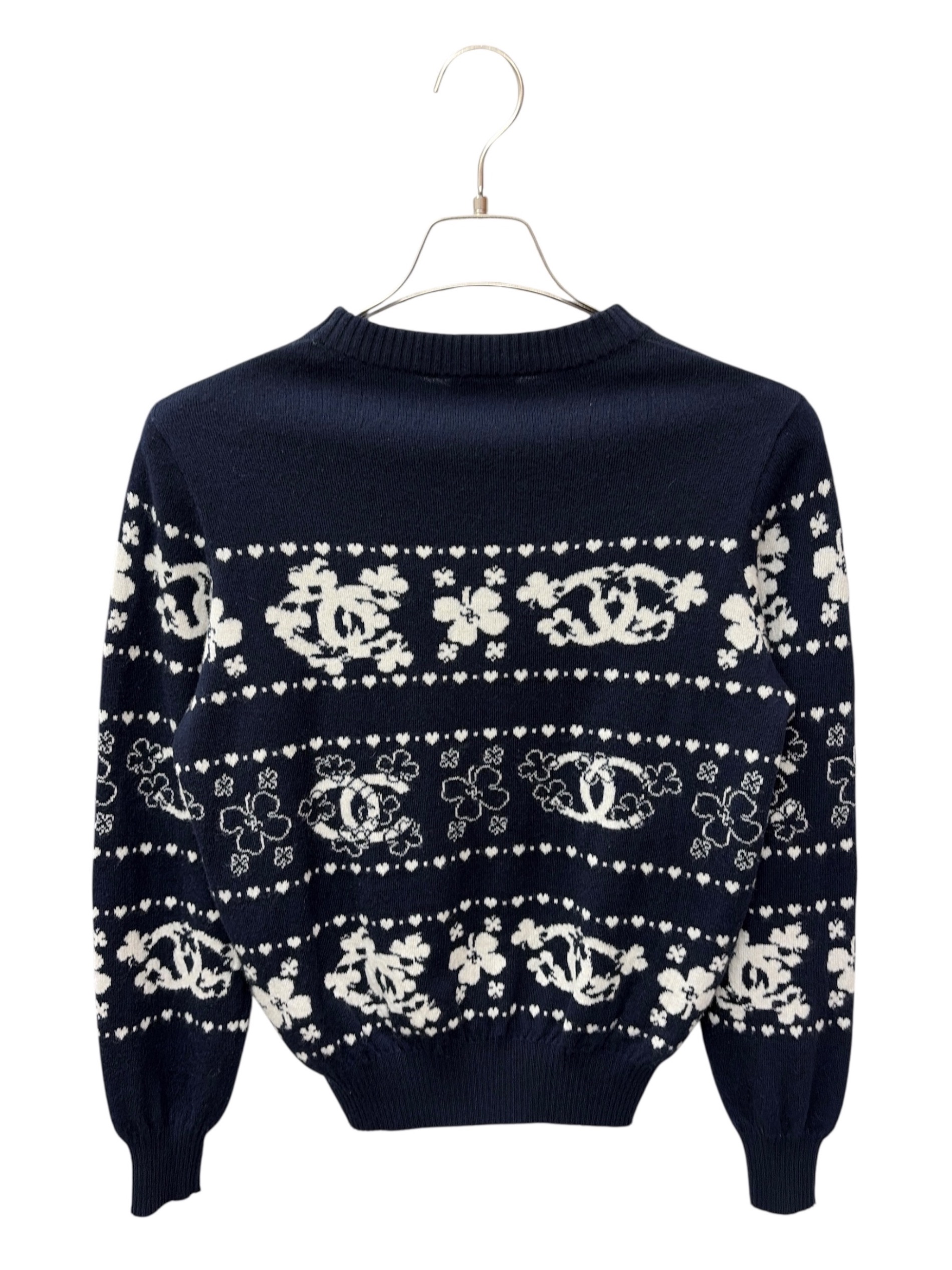 中古・古着通販】CHANEL (シャネル) クローバーココカシミヤ混ニット