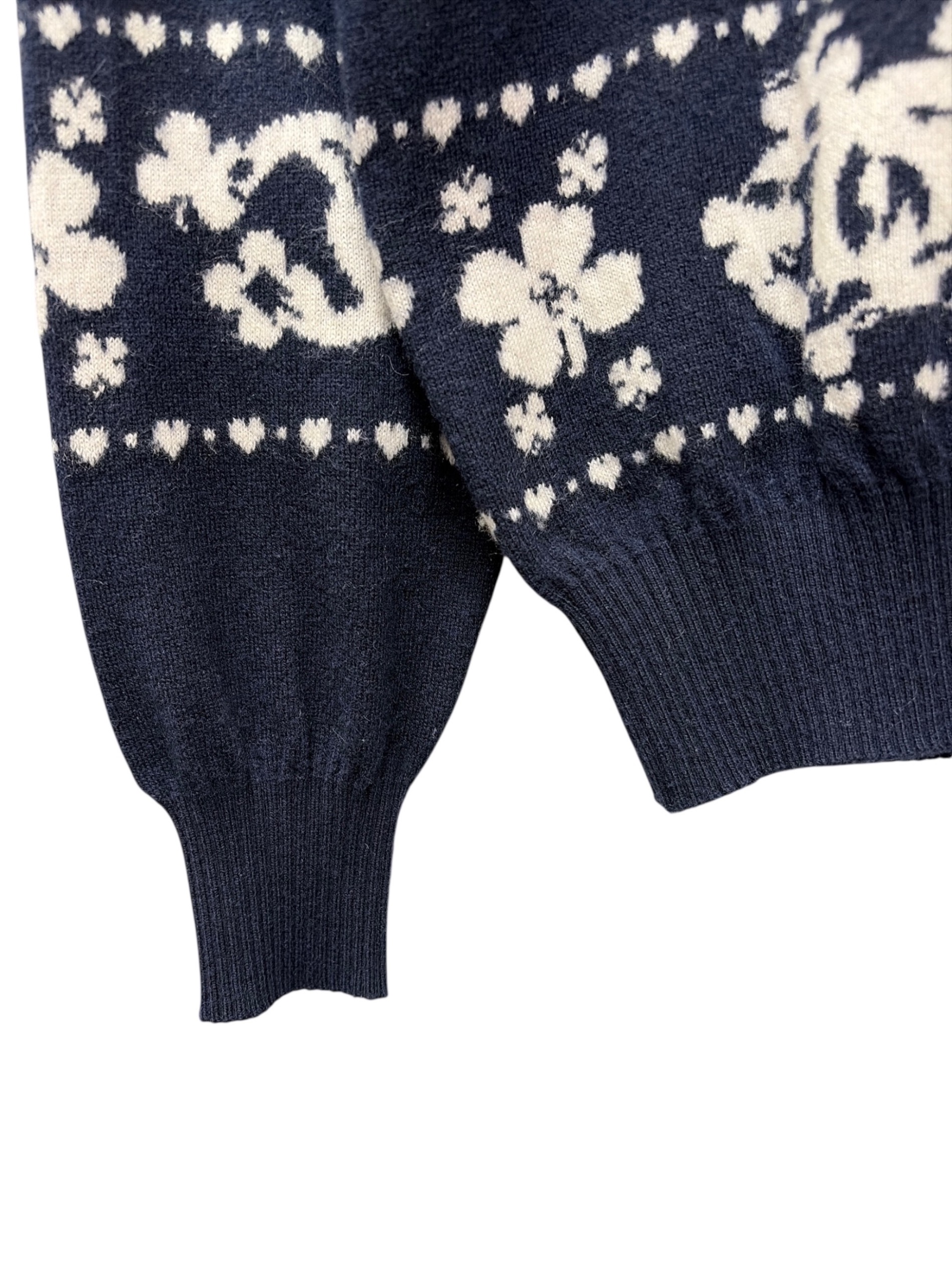 中古・古着通販】CHANEL (シャネル) クローバーココカシミヤ混ニット