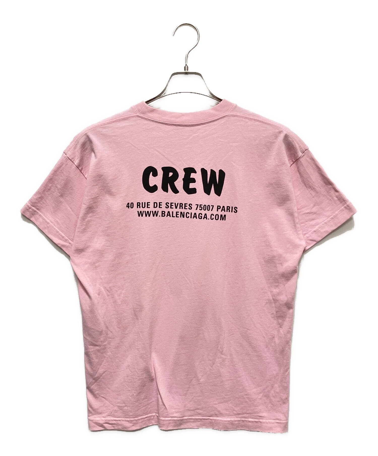 中古・古着通販】BALENCIAGA (バレンシアガ) CREW Print T-shirts/CREW
