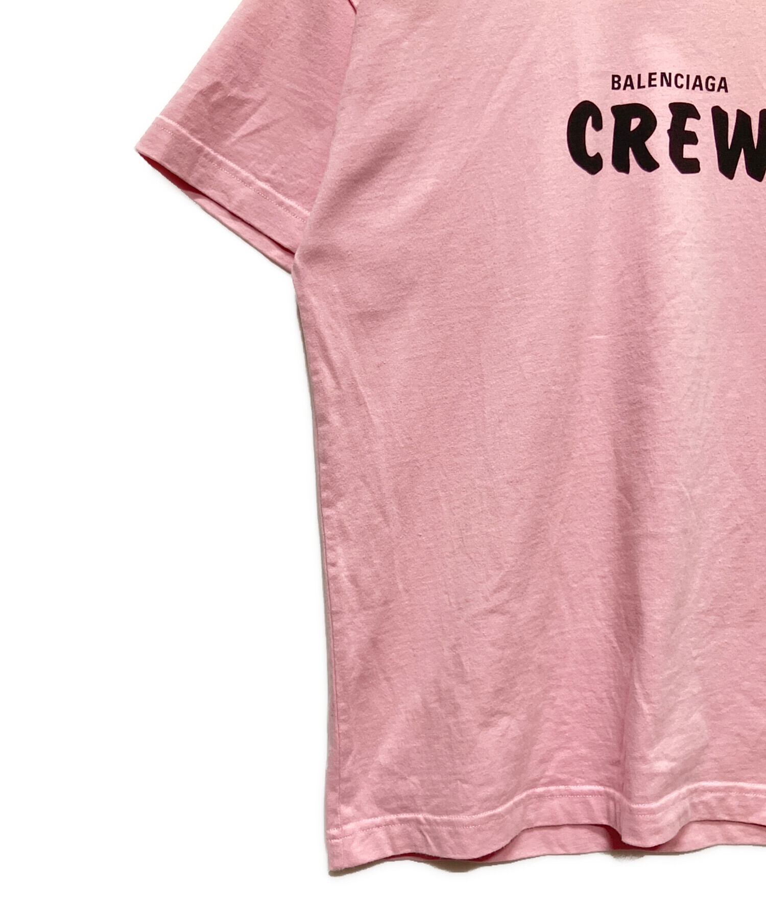 中古・古着通販】BALENCIAGA (バレンシアガ) CREW Print T-shirts/CREW