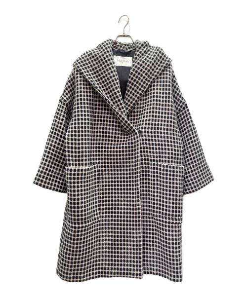 中古・古着通販】MaxMara (マックスマーラ) ギンガムチェック柄 コート