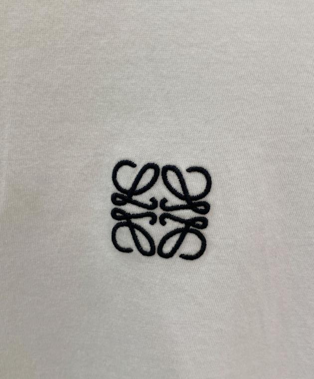 中古・古着通販】LOEWE (ロエベ) アナグラム刺繍Tシャツ ホワイト