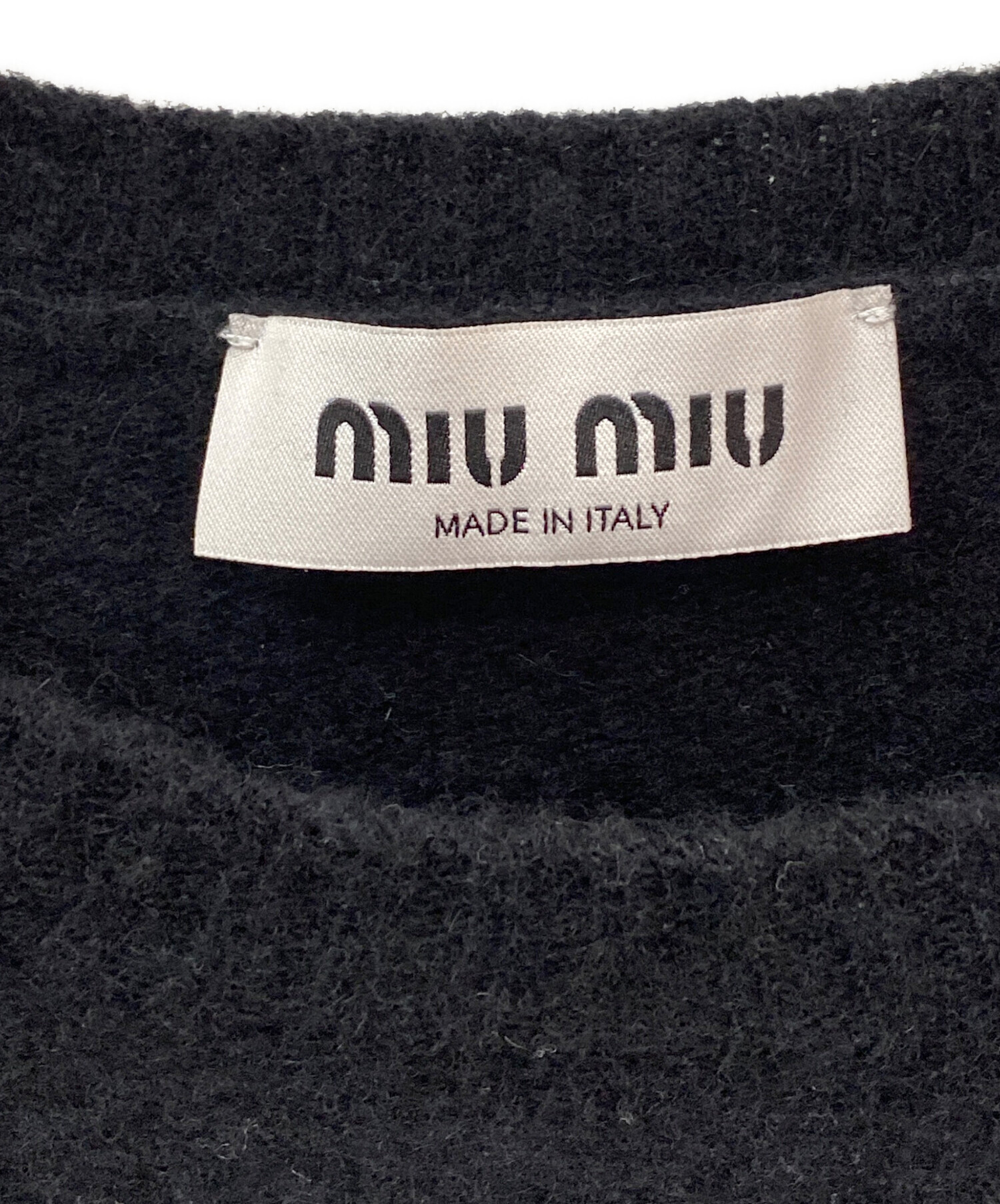中古・古着通販】MIU MIU (ミュウミュウ) ウール×カシミヤ セーター
