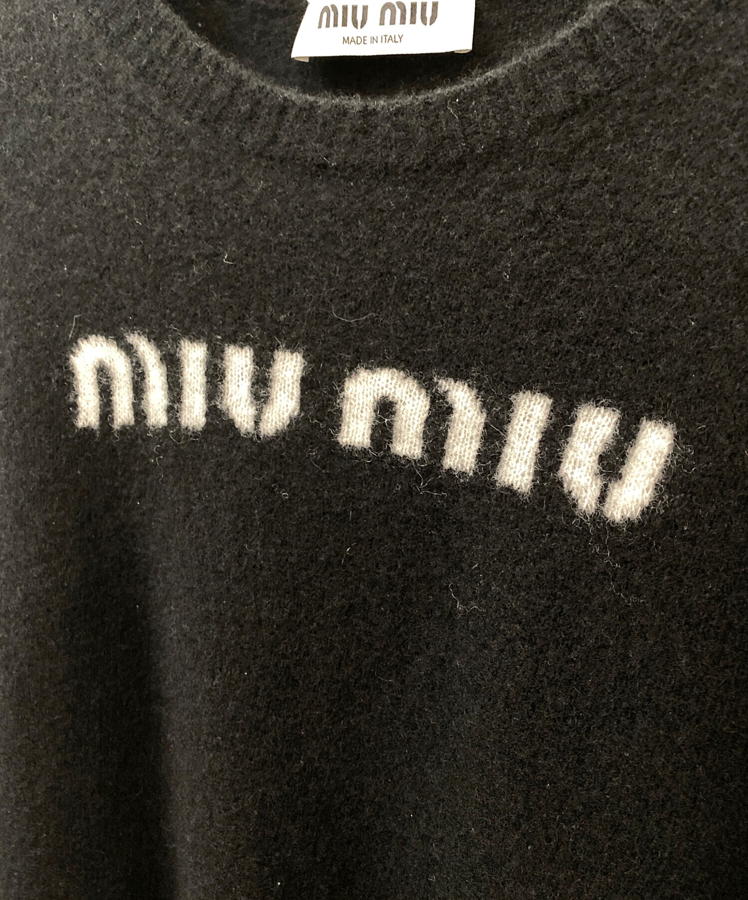 中古・古着通販】MIU MIU (ミュウミュウ) ウール×カシミヤ セーター