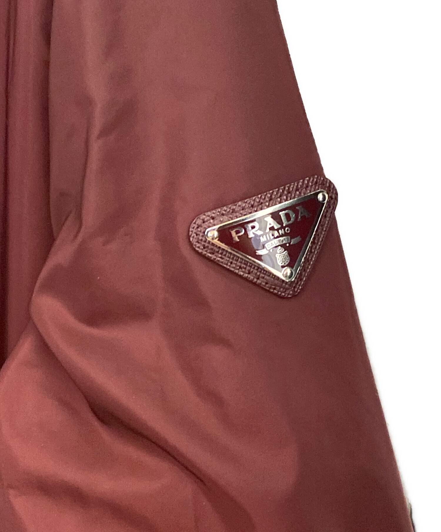 中古・古着通販】PRADA (プラダ) ロゴプレートナイロンジャケット