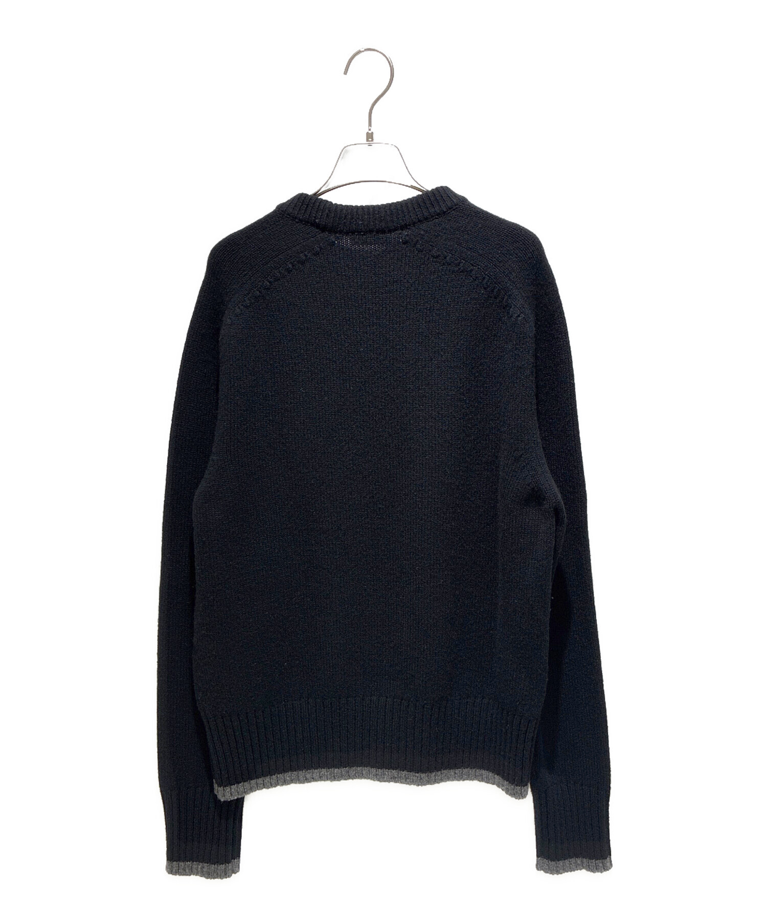 中古・古着通販】Dior (ディオール) レタードロゴニット ブラック