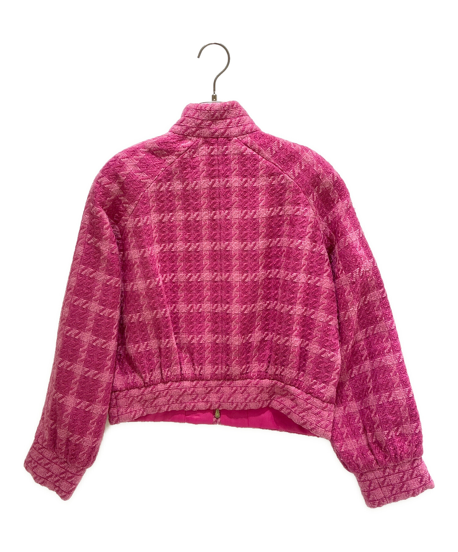 中古・古着通販】CHANEL (シャネル) ハイネックツイードジップ