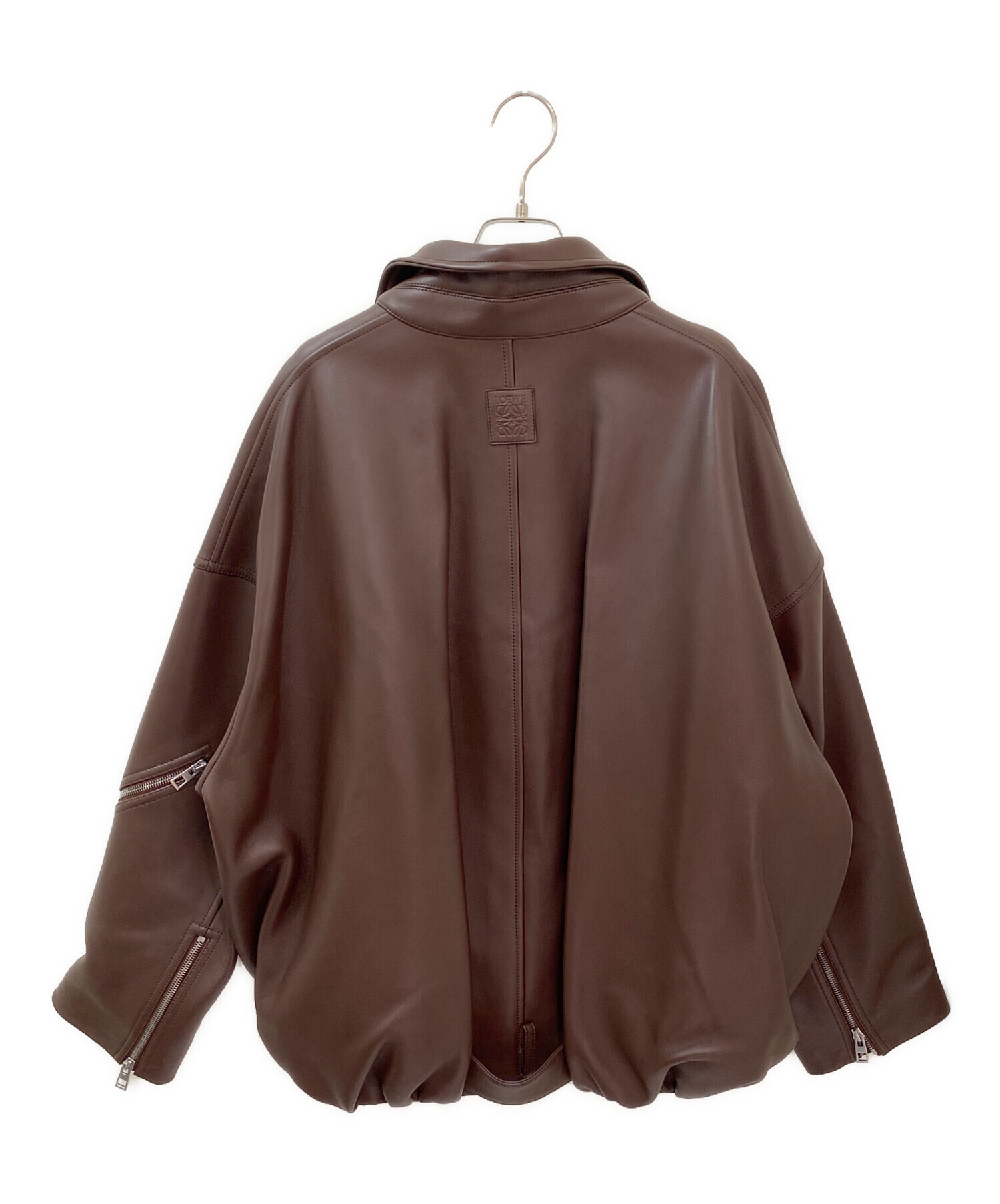 yuusuke0824  LOEWE ロエベ レザージャケット ブラウン LOEWE レザージャケット | ブラウン | FARFETCH JP