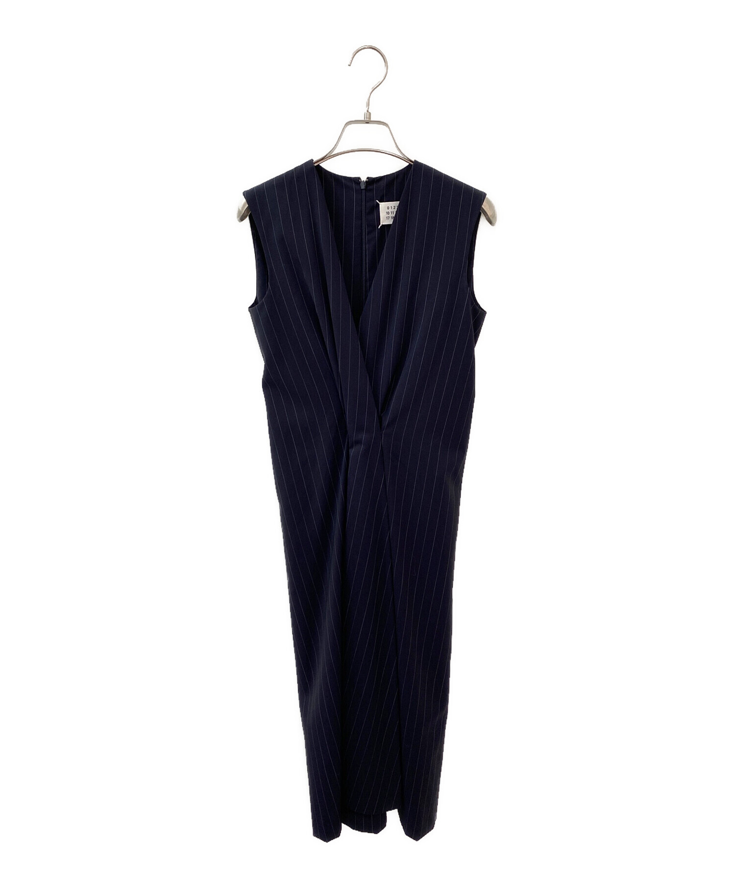 【値下げ‼︎】 Maison Martin Margiela ドレープワンピース 中古・古着通販】Maison Margiela (メゾンマルジェラ) ストライプ