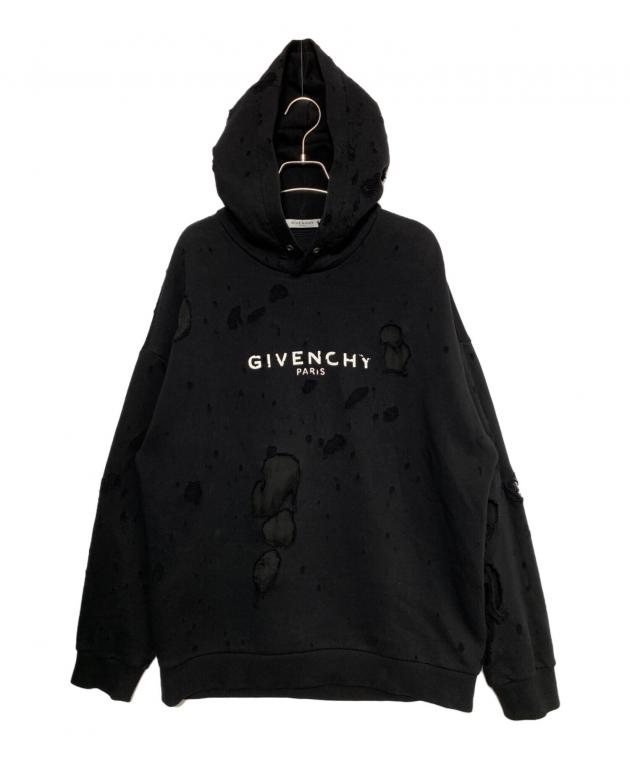 中古・古着通販】GIVENCHY (ジバンシィ) デストロイ加工パーカー