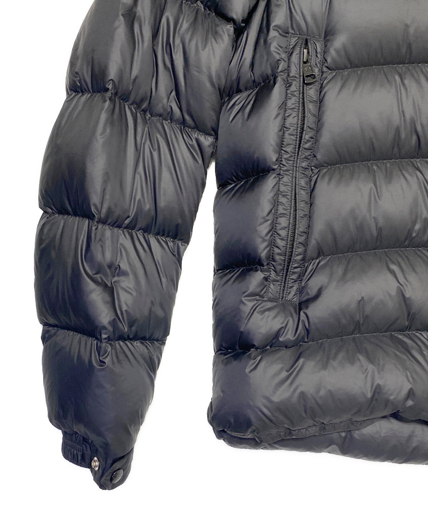 モンクレール　ダウンジャケット　SALZMAN サイズ2 ブラック 中古・古着通販】MONCLER (モンクレール) SALZMAN/ダウンジャケット