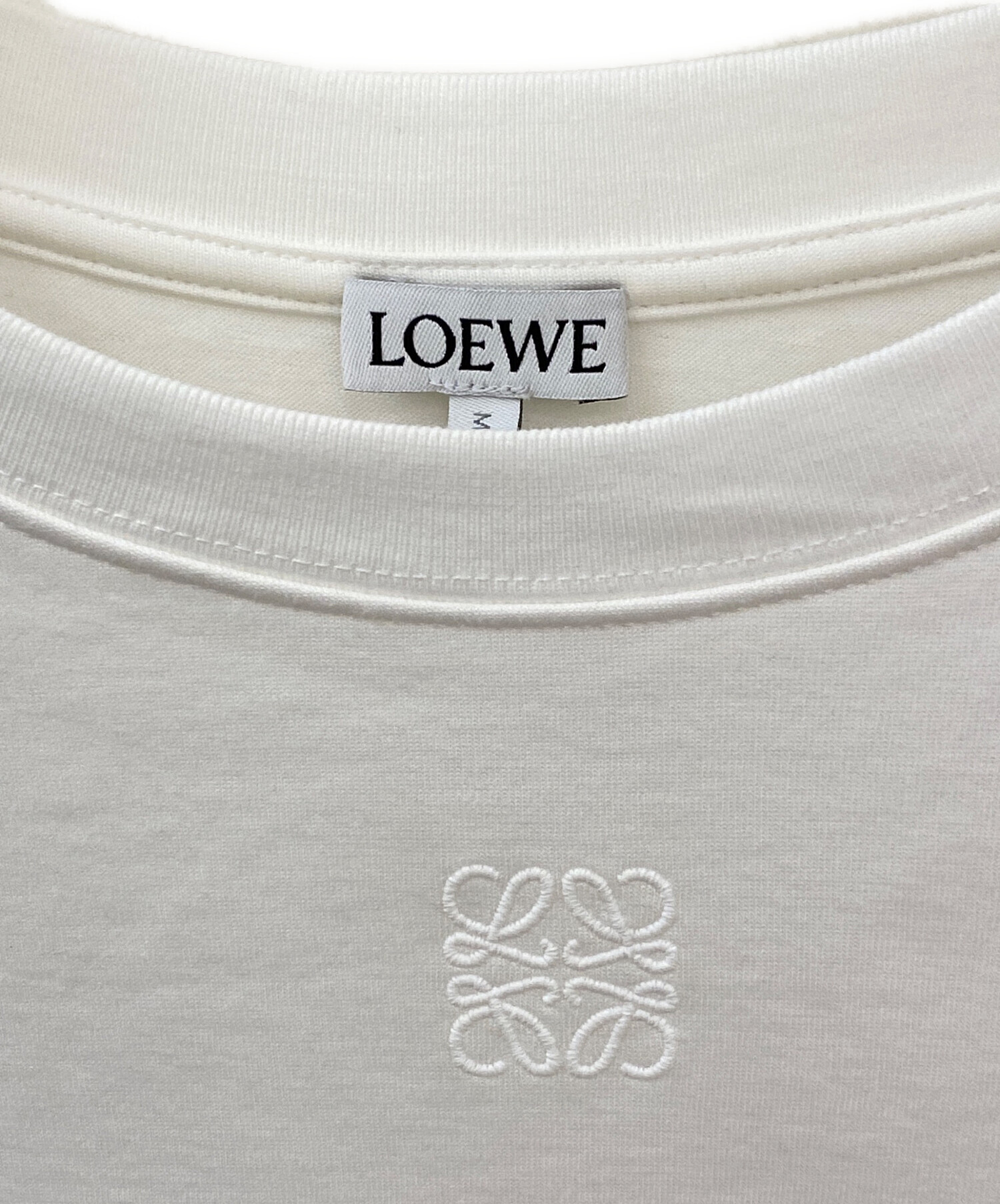 中古・古着通販】LOEWE (ロエベ) トラペーズ トップス ホワイト サイズ 