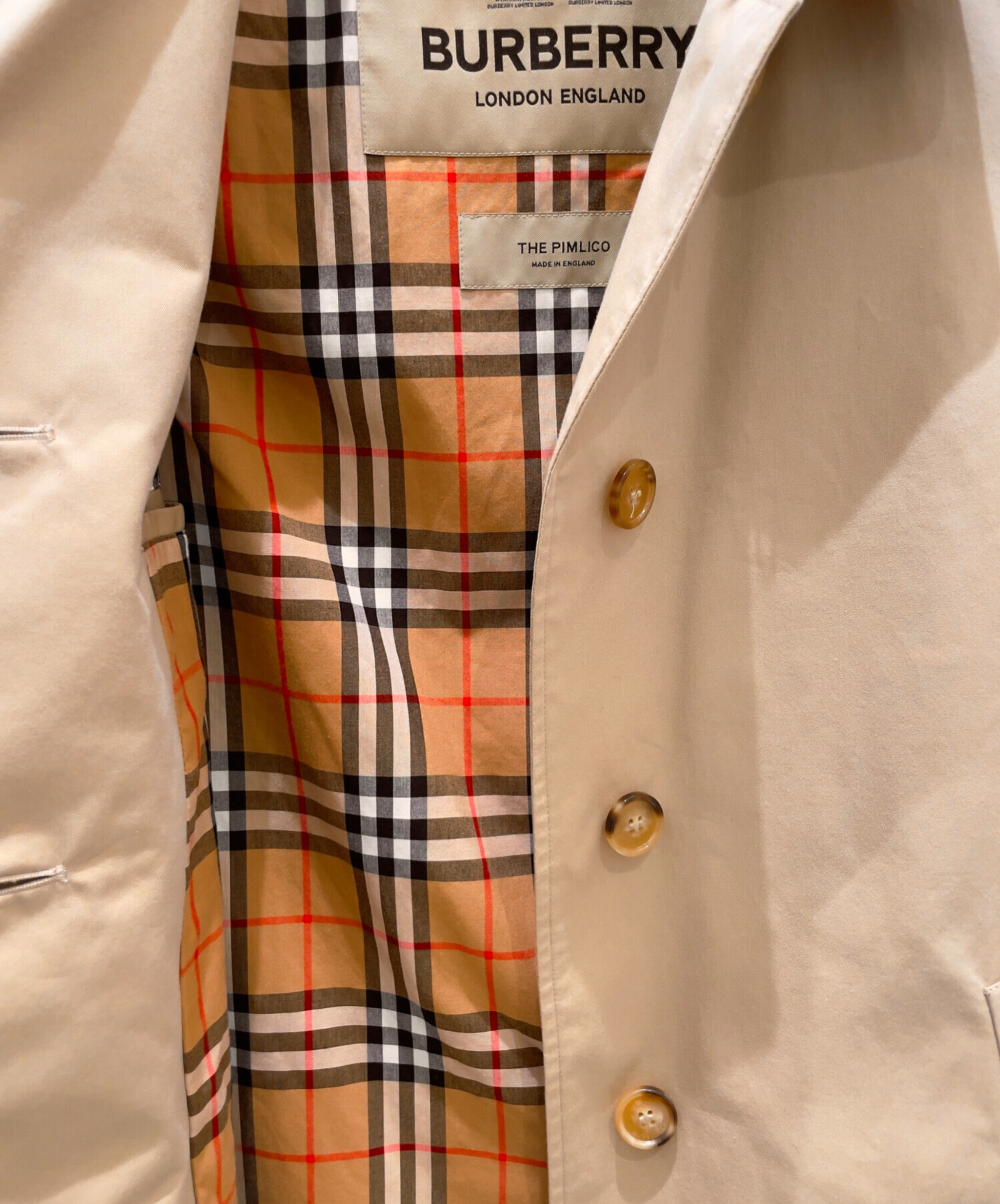中古・古着通販】BURBERRY (バーバリー) THE PIMLICO/ステンカラー