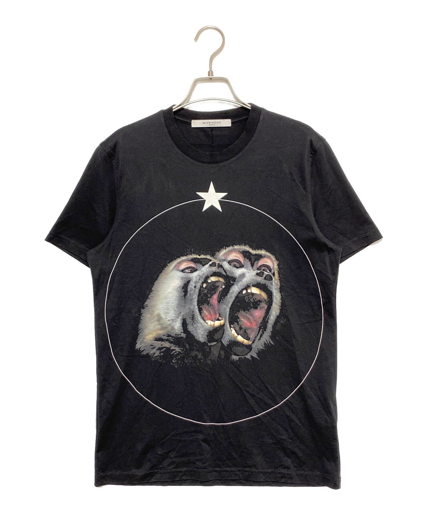 中古・古着通販】GIVENCHY (ジバンシィ) Tシャツ ブラック サイズ:S 