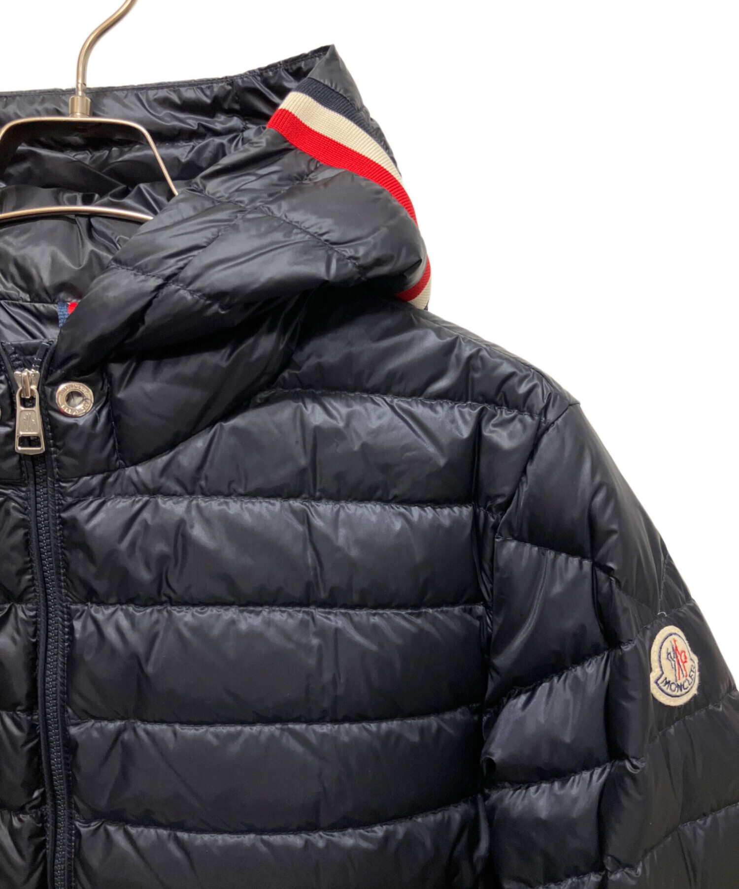 Moncler フード付きダウンジャケット ネイビーサイズ1 中古・古着通販 