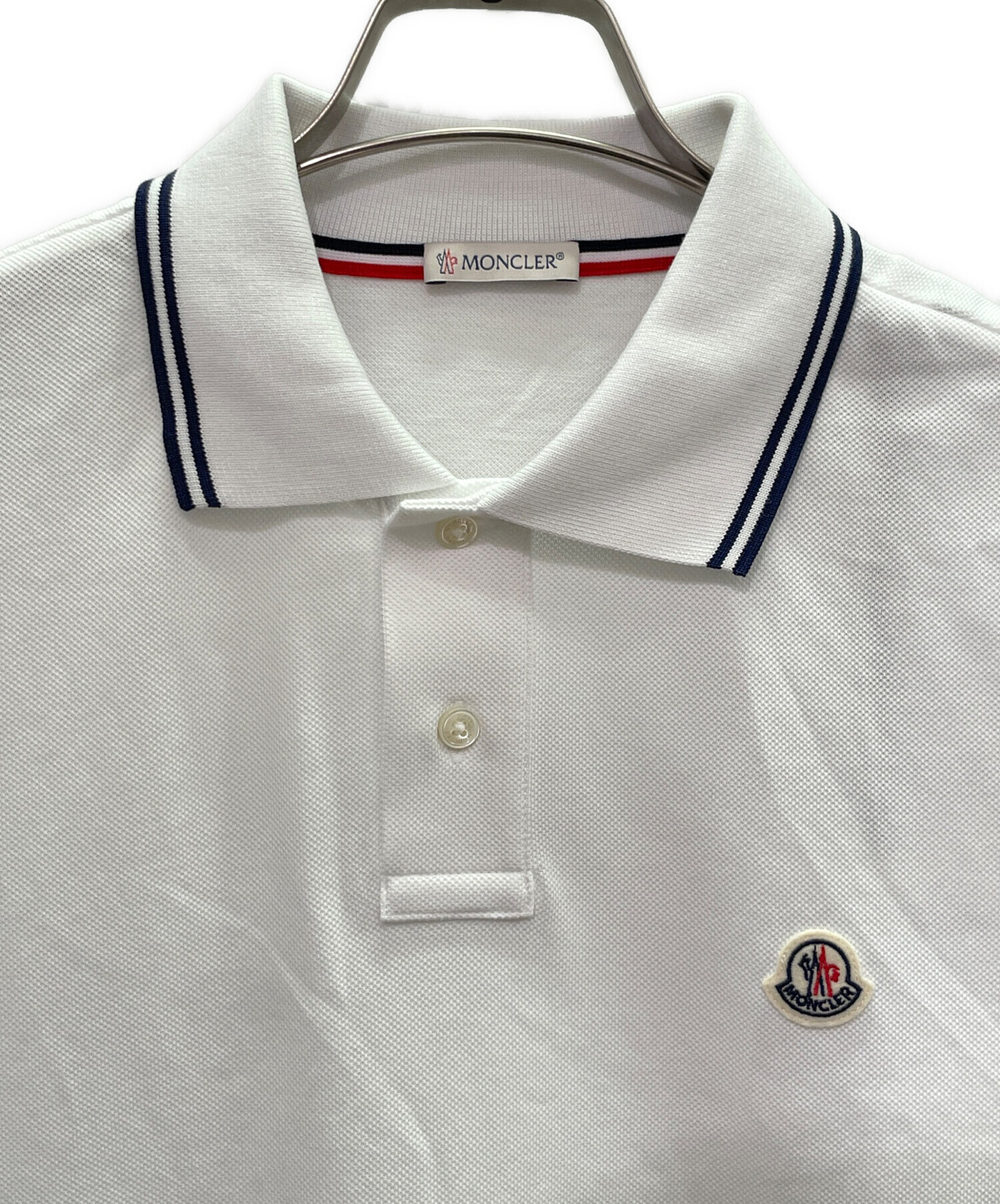 中古・古着通販】MONCLER (モンクレール) ワンポイントロゴポロシャツ