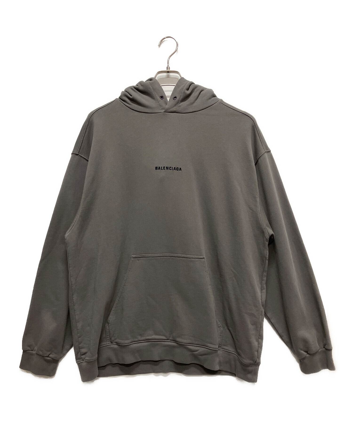 中古・古着通販】BALENCIAGA (バレンシアガ) ロゴ刺繍プルオーバー 