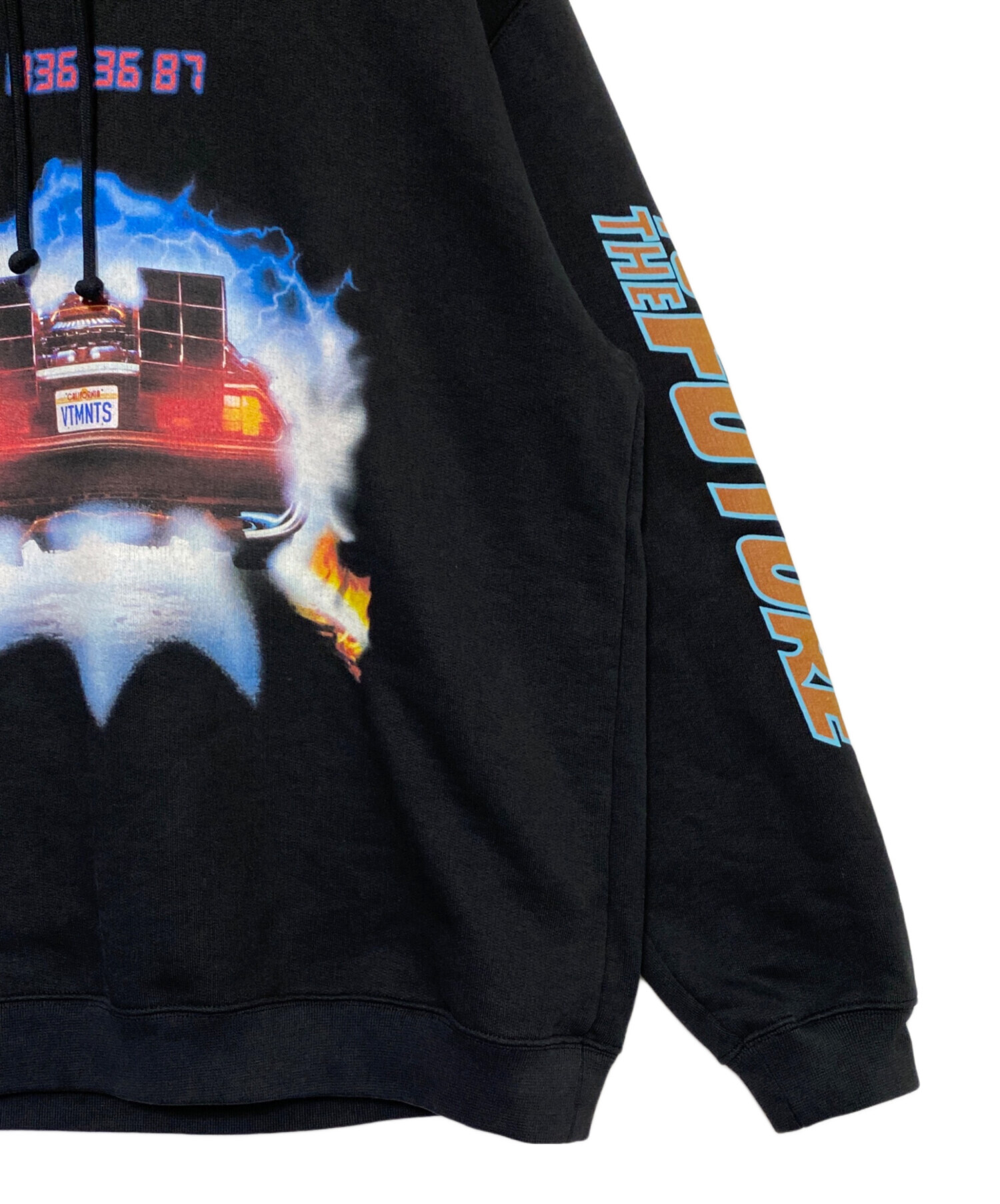 中古・古着通販】VETEMENTS (ヴェトモン) ロゴパーカー ブラック