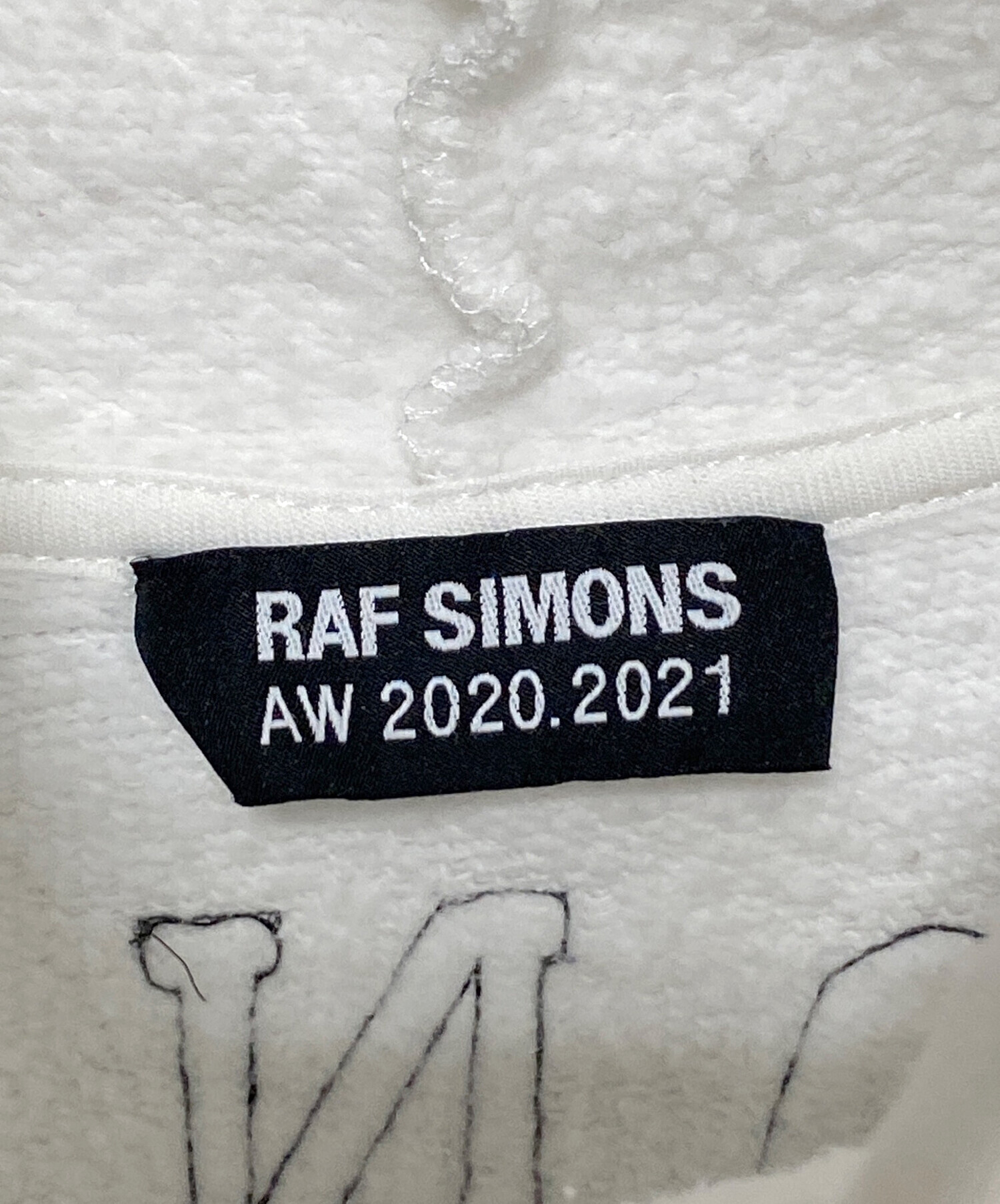中古・古着通販】RAF SIMONS (ラフシモンズ) ダメージ加工パーカー