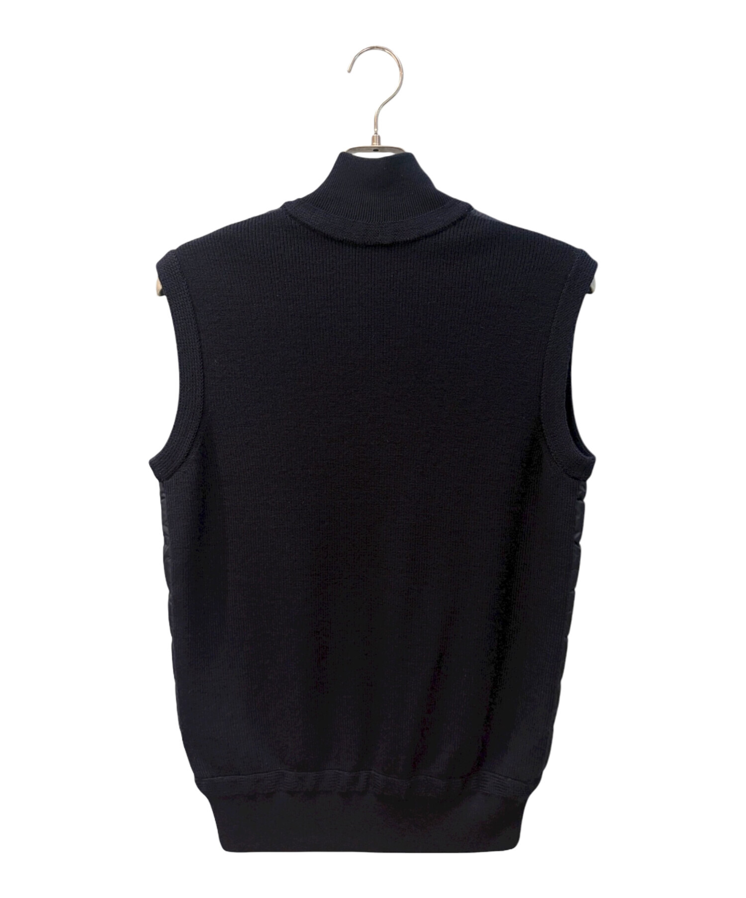 モンクレール　MAGLIONE ダウン切替ニットベスト　ブラック　M 中古・古着通販】MONCLER (モンクレール) MAGLIONE/ダウンベスト