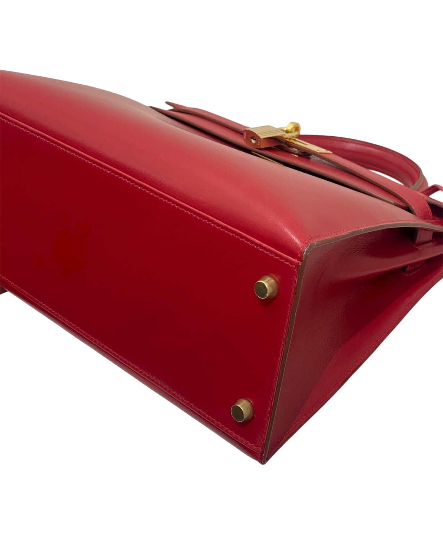 中古・古着通販】HERMES (エルメス) ケリー28/ボックスカーフ/ルージュ