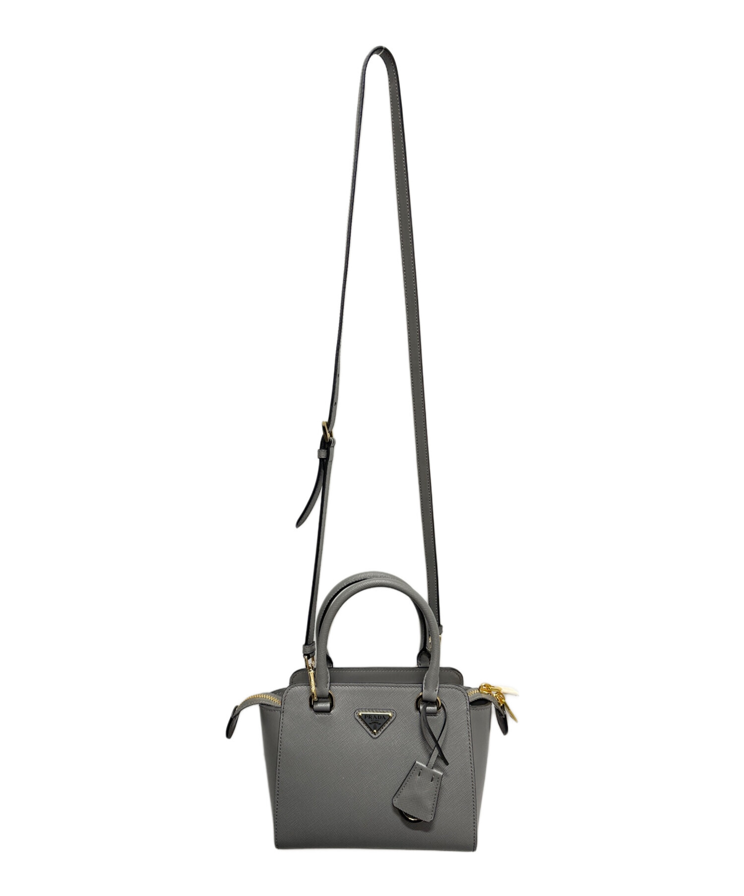 中古・古着通販】PRADA (プラダ) ガレリア サフィアーノレザー ミニ 