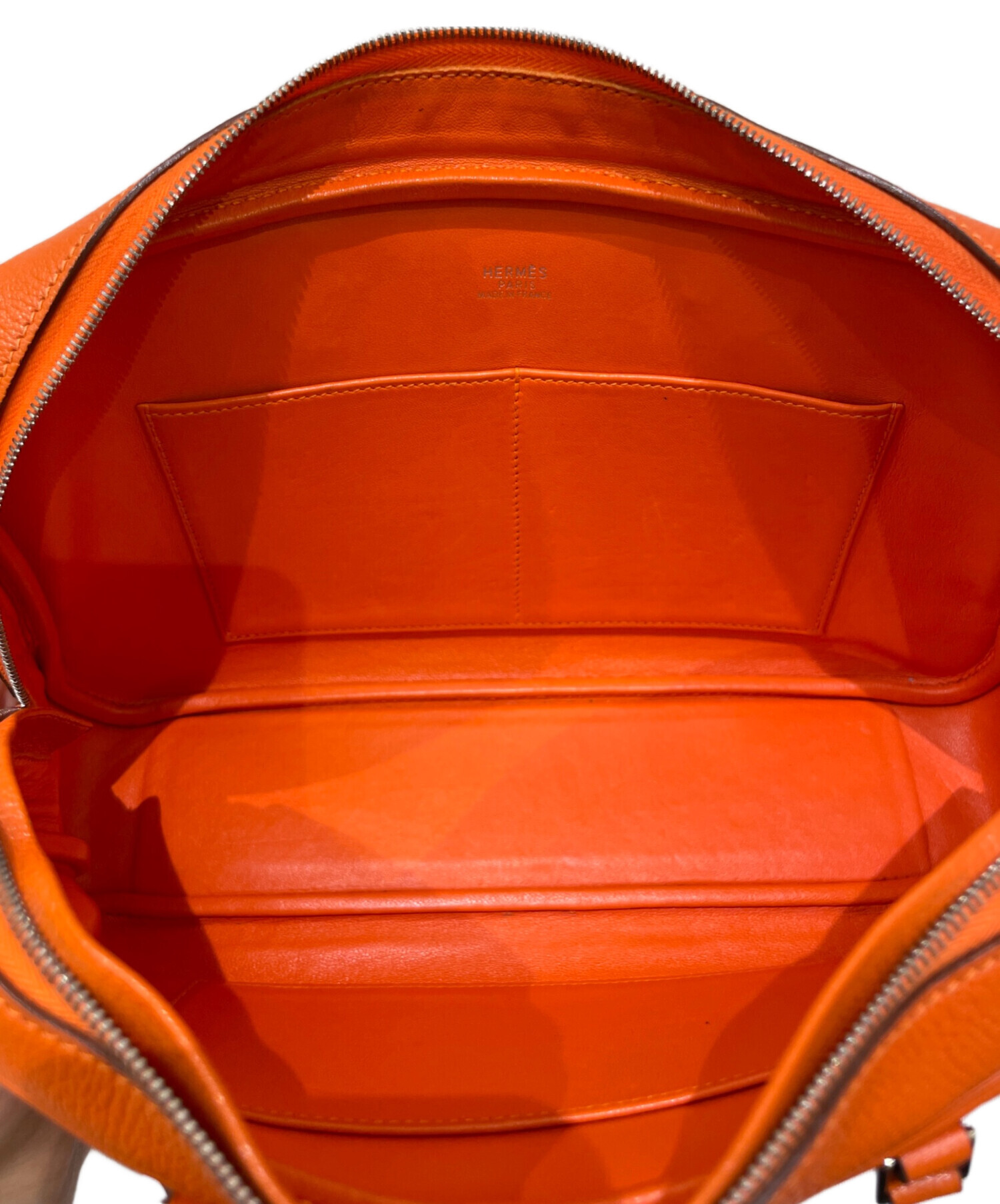 中古・古着通販】HERMES (エルメス) ミニボストンバッグ オレンジ