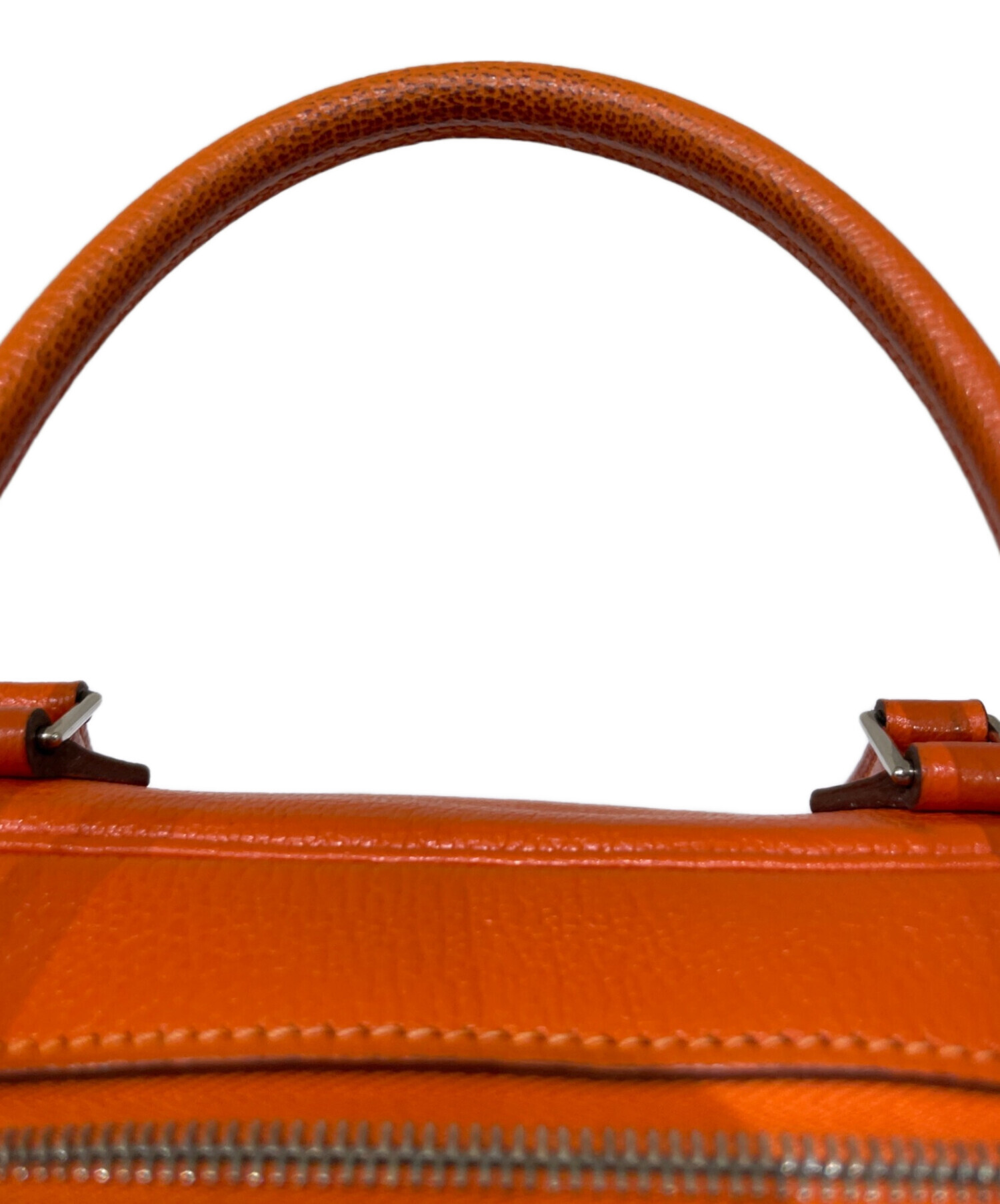 中古・古着通販】HERMES (エルメス) ミニボストンバッグ オレンジ