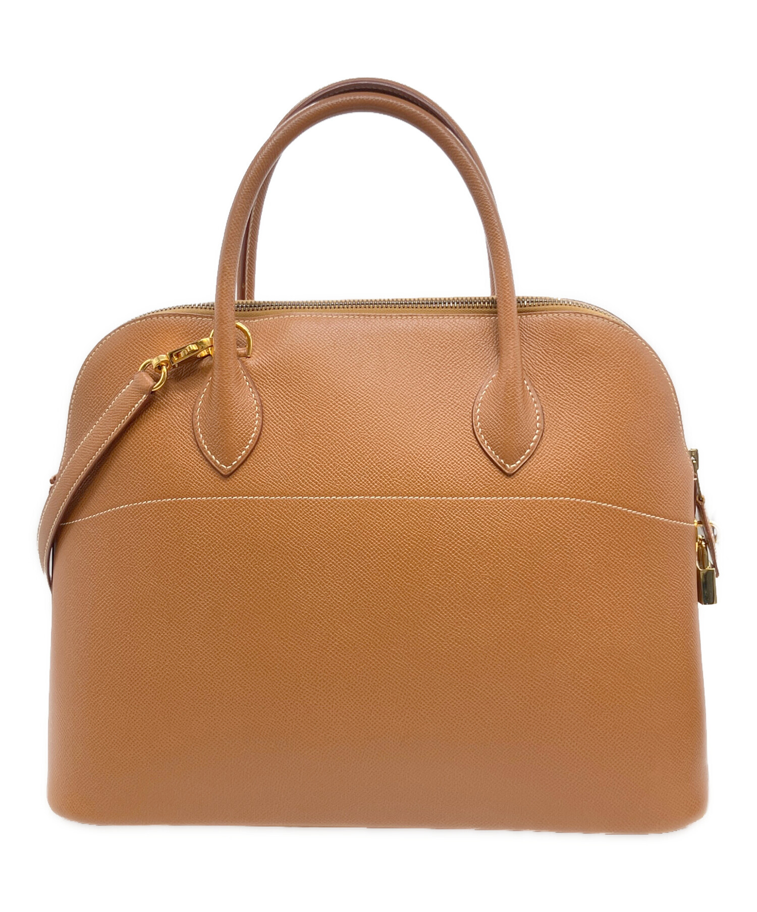 中古・古着通販】HERMES (エルメス) ボリード35 ゴールド系 サイズ:35 