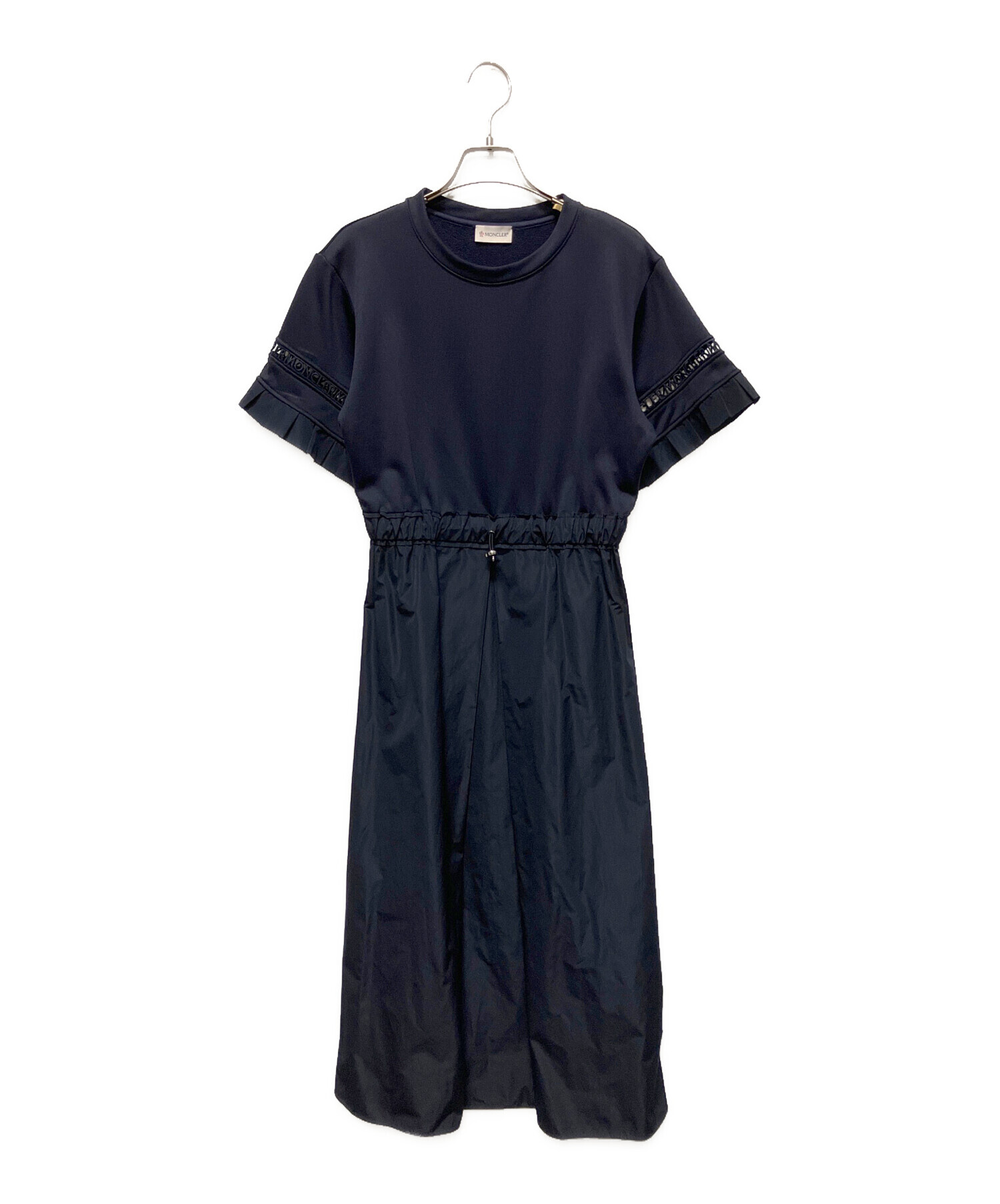 新品タグ付きMONCLER ABITO TG 12A ネイビー半袖ワンピース 新品タグ付きMONCLER ABITO TG 12A ネイビー半袖ワンピース - メルカリ