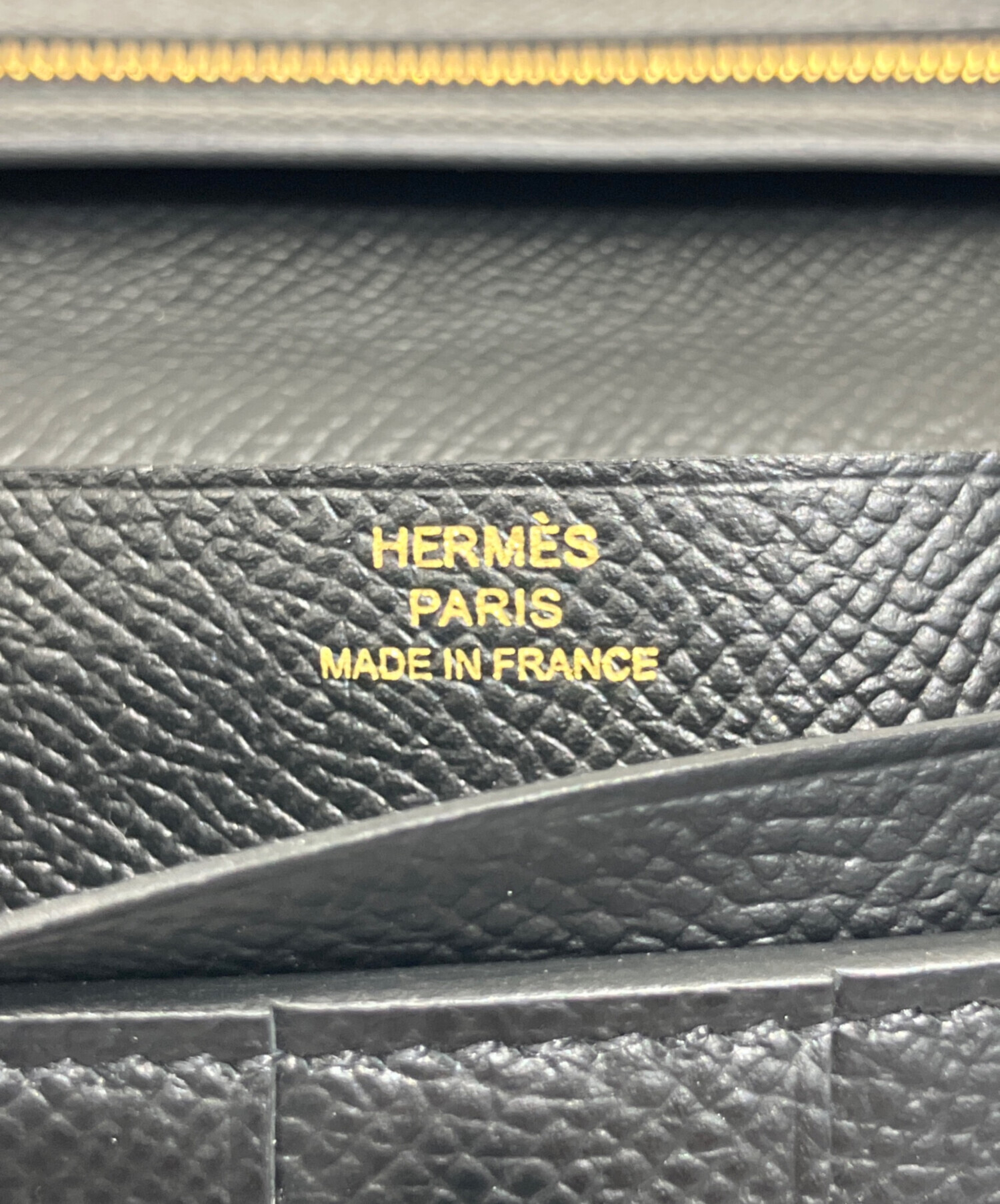 中古・古着通販】HERMES (エルメス) ベアンスフレ/ブラック/ヴォー