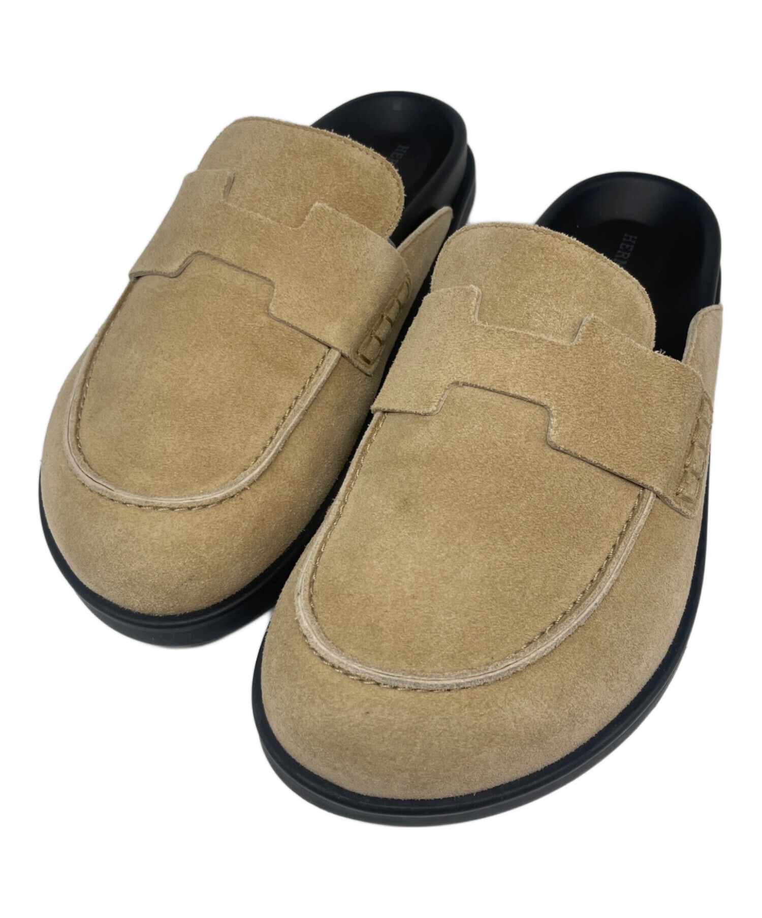 中古・古着通販】HERMES (エルメス) ミュール 《ゴー》 ベージュ