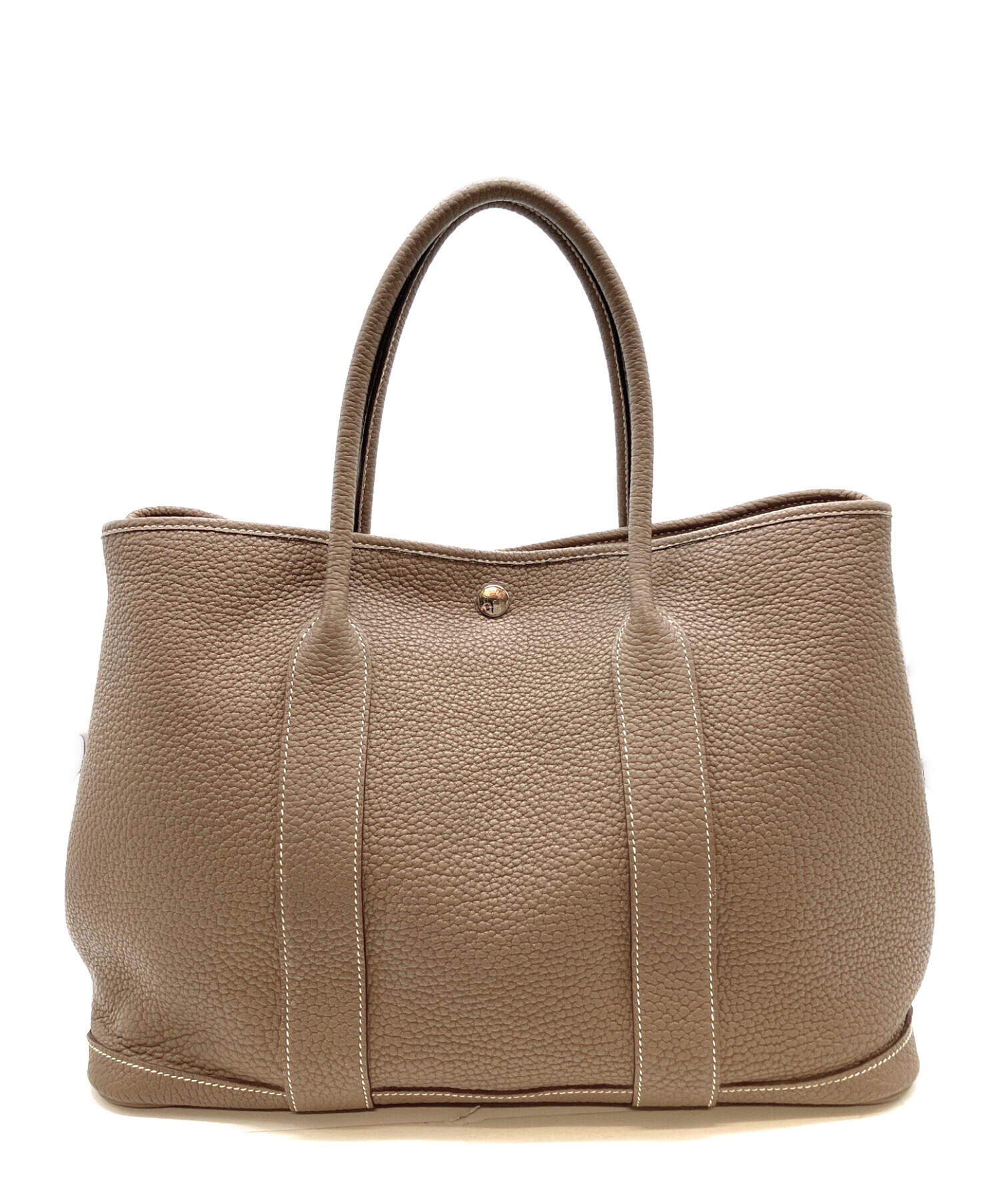 美品 HERMES ガーデンパーティ PM ネゴンダ エトゥープ 中古・古着通販】HERMES (エルメス) ガーデンパーティPM/エトゥープ