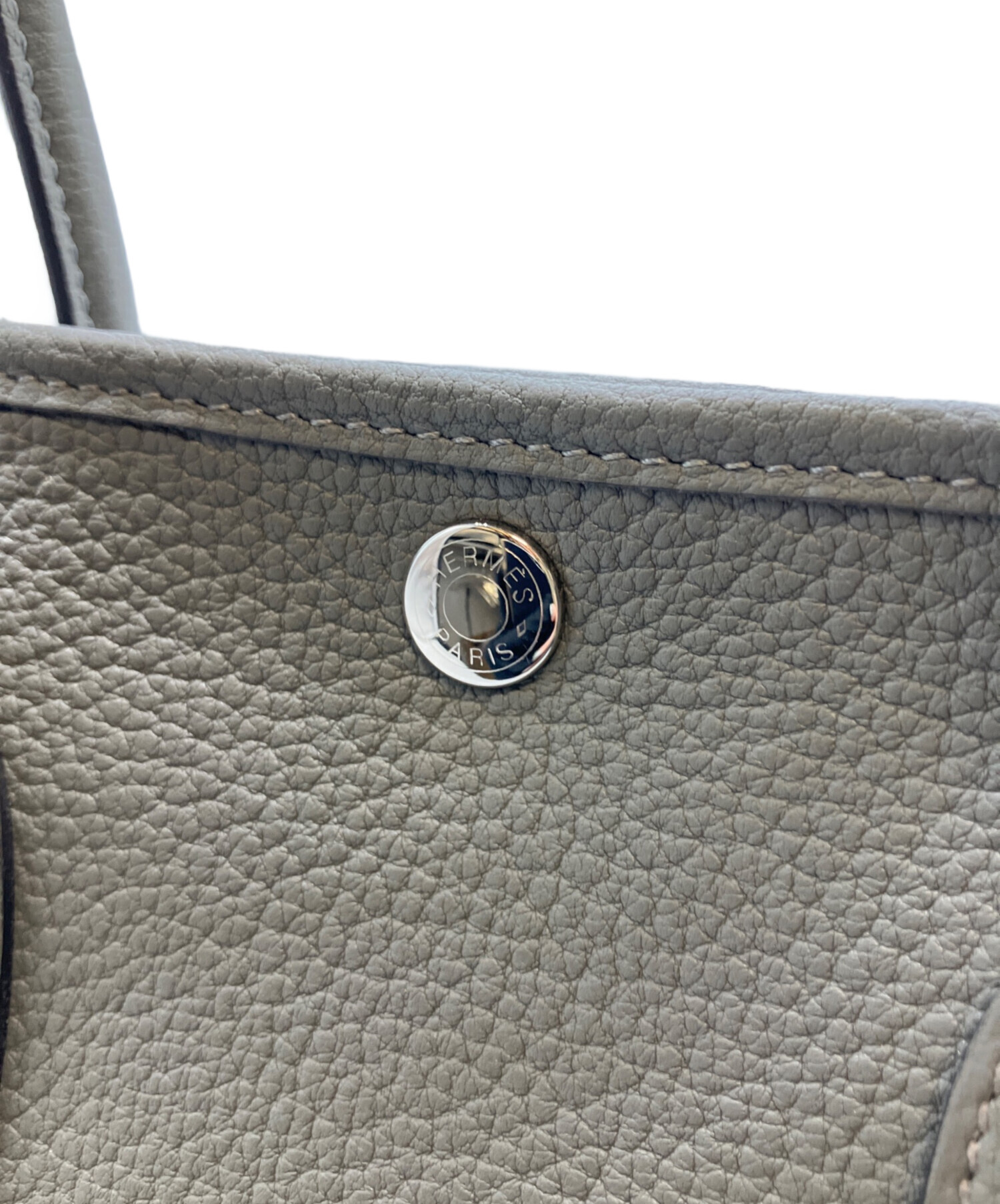 HERMES エルメス ショルダーバッグ TPM グレー 【古着】【中古】 HERMES - HERMES エルメス ショルダーバッグ グレー 【古着】【中古