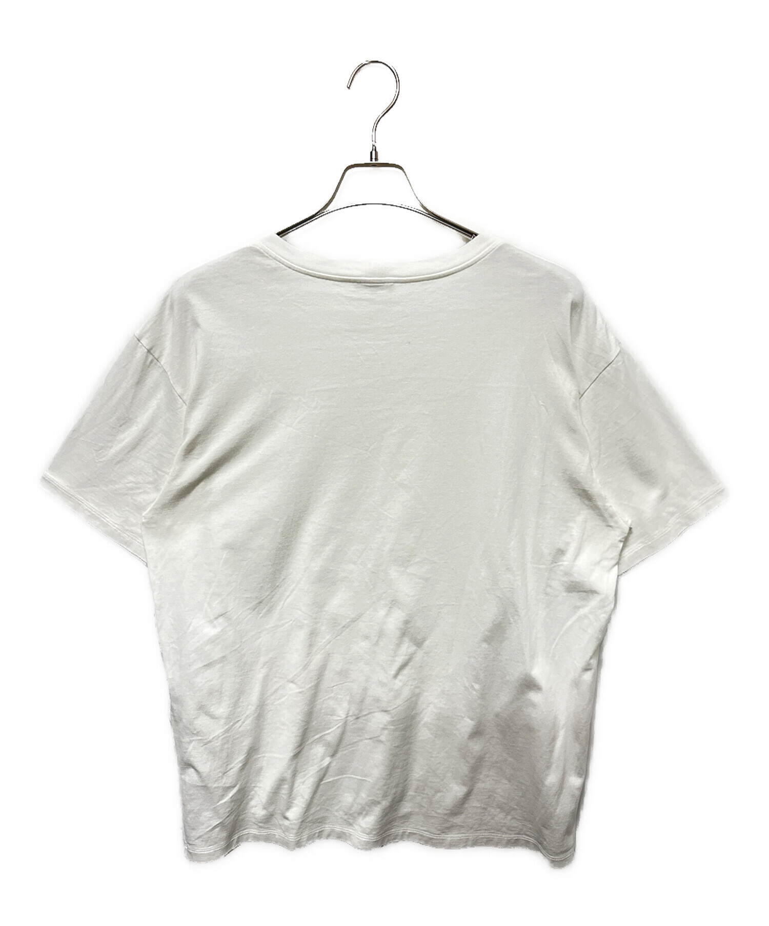 CELINE プリント Tシャツ Lサイズ ホワイト 中古・古着通販】CELINE (セリーヌ) ロゴプリントTシャツ ホワイト