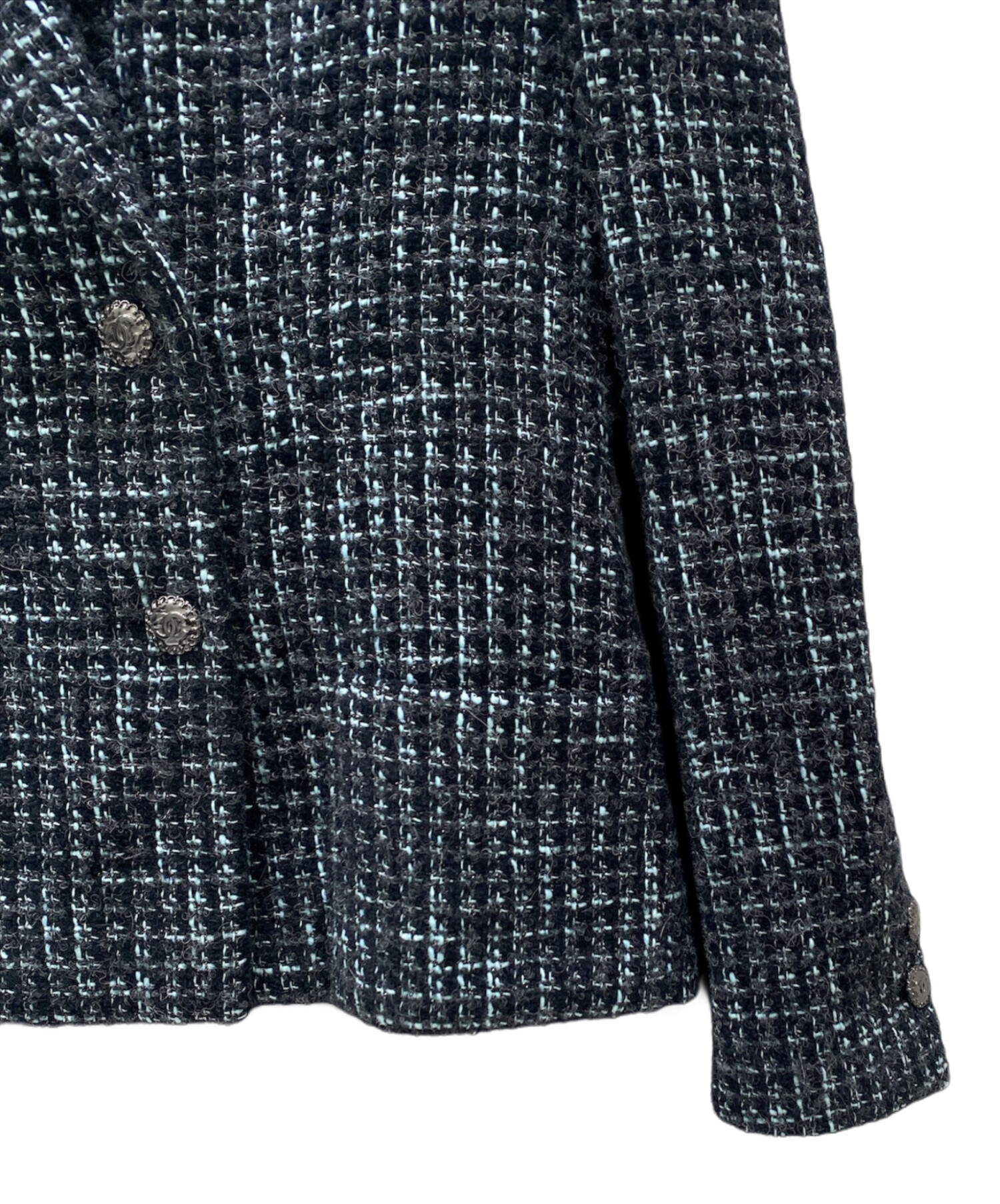 中古・古着通販】CHANEL (シャネル) P73 ココボタンツイードダブル