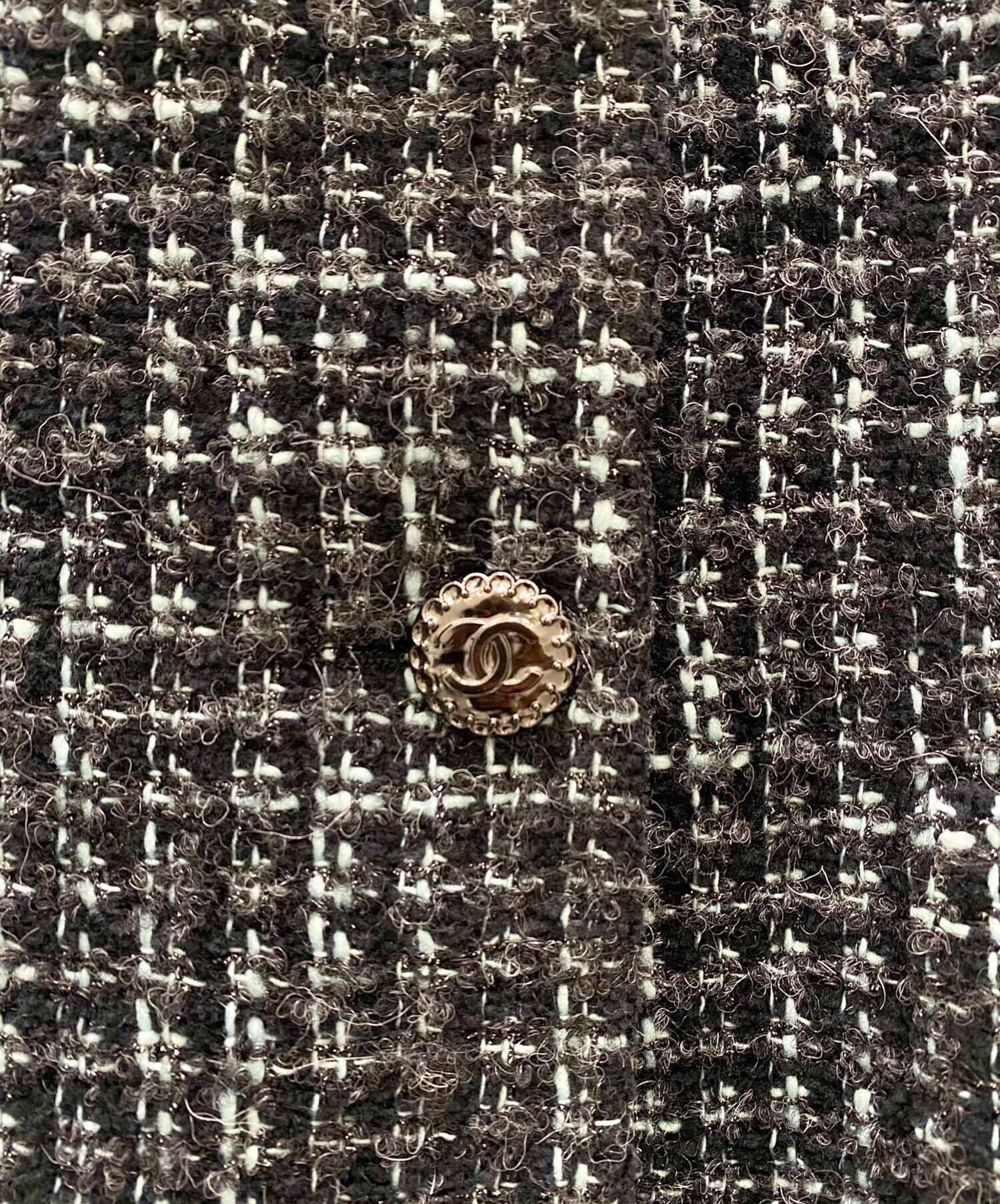 中古・古着通販】CHANEL (シャネル) P73 ココボタンツイードダブル