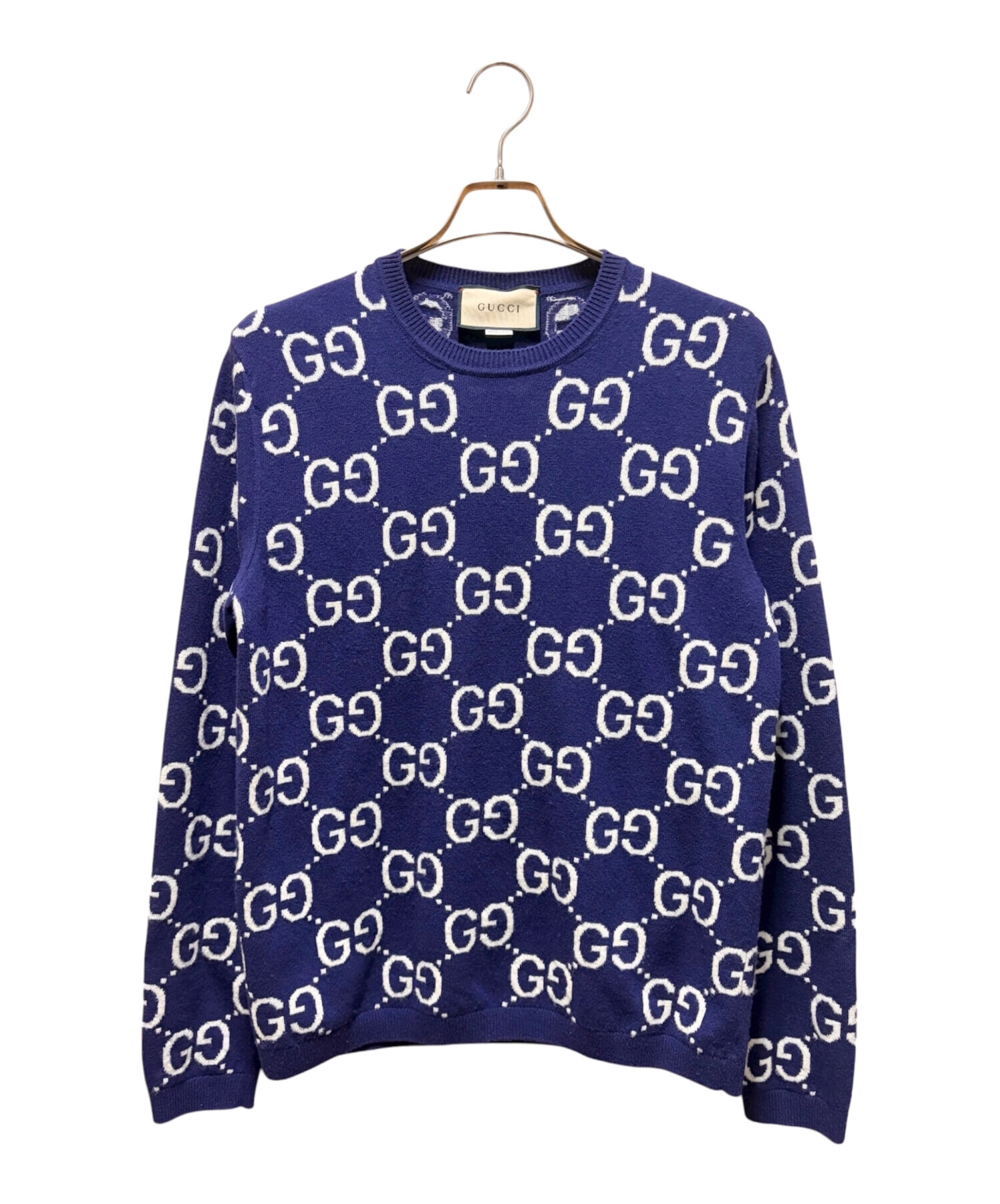 中古・古着通販】GUCCI (グッチ) GGウールジャガードセーター 中古・古着通販】GUCCI (グッチ) GGウールジャガードセーター